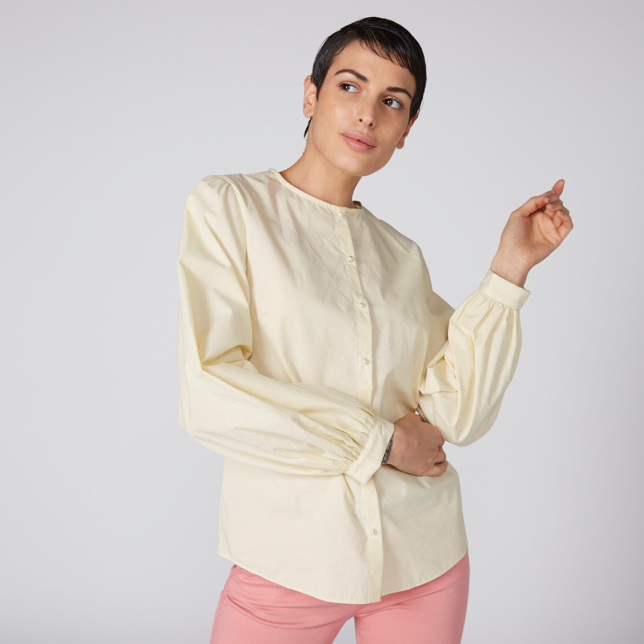 Long Sleeves Shirt with Complete Placket-women-clothing-shirtsandblouses-shirts-image-2