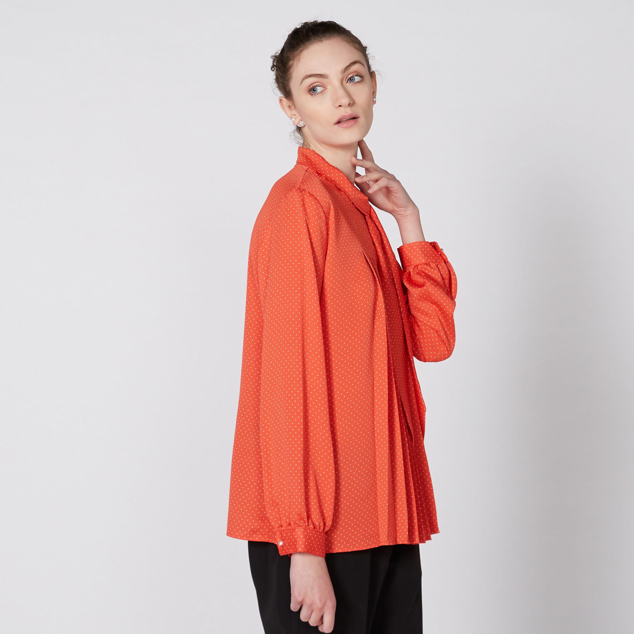 بلوزة بطبعات وأكمام طويلة وربّاط-women-clothing-shirtsandblouses-blouses-image-14
