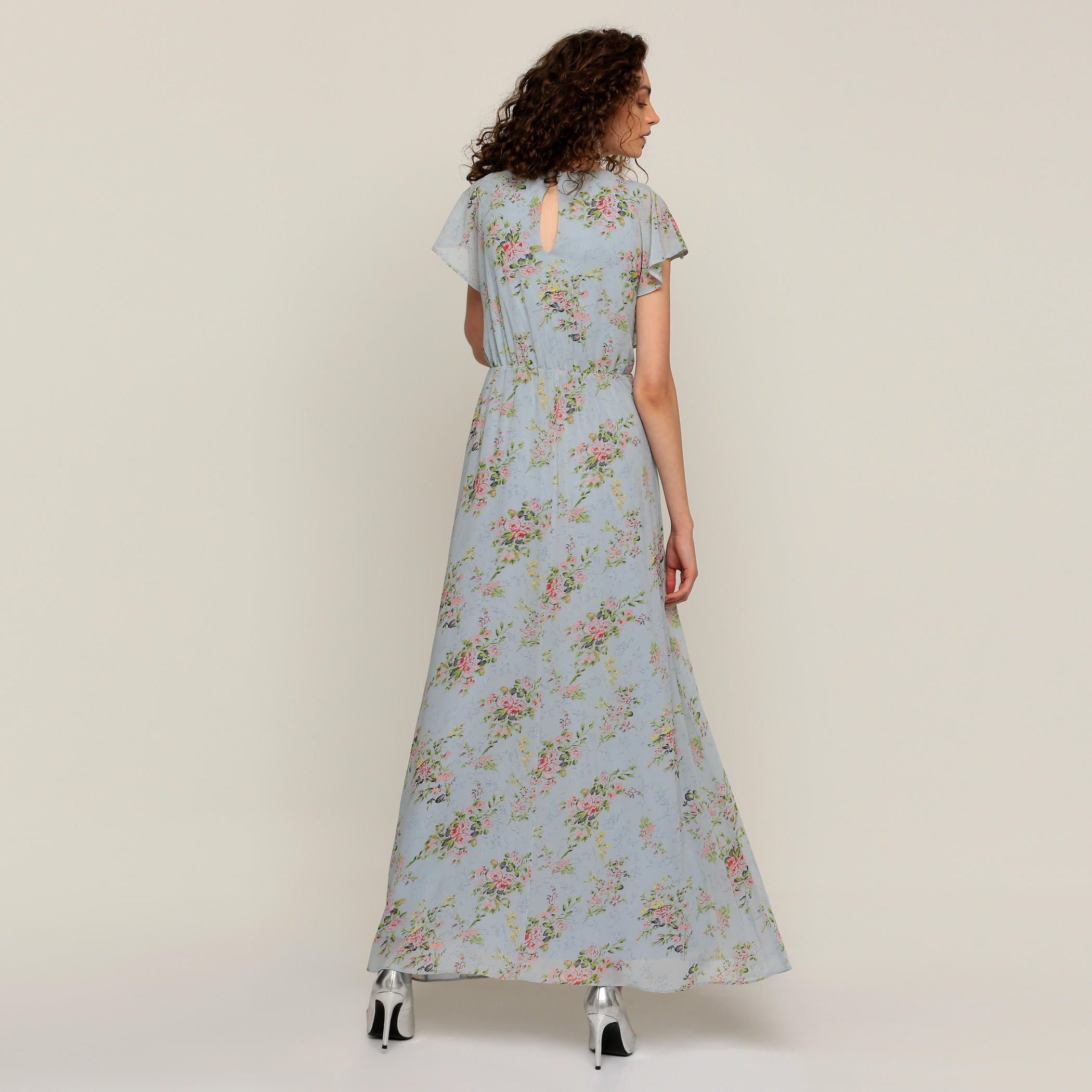 فستان بياقة مستديرة وأكمام كاب وطبعات-women-clothing-dresses-image-4