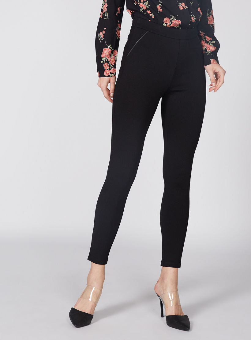 Full Length Jegging with Elasticised Waistband and Pocket Detail-women-clothing-bottoms-leggings-image-1
