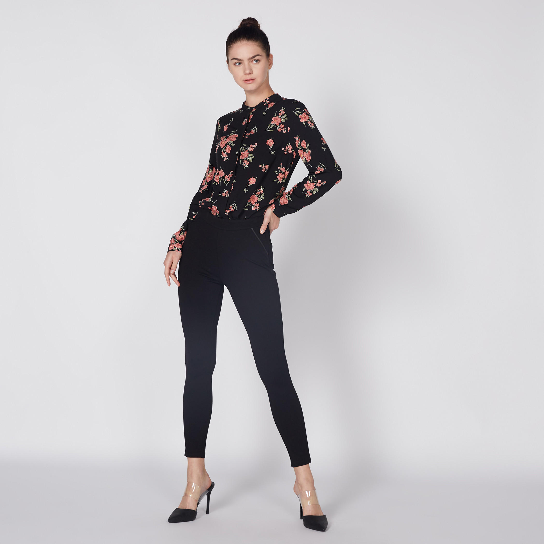 Full Length Jegging with Elasticised Waistband and Pocket Detail-women-clothing-bottoms-leggings-image-2