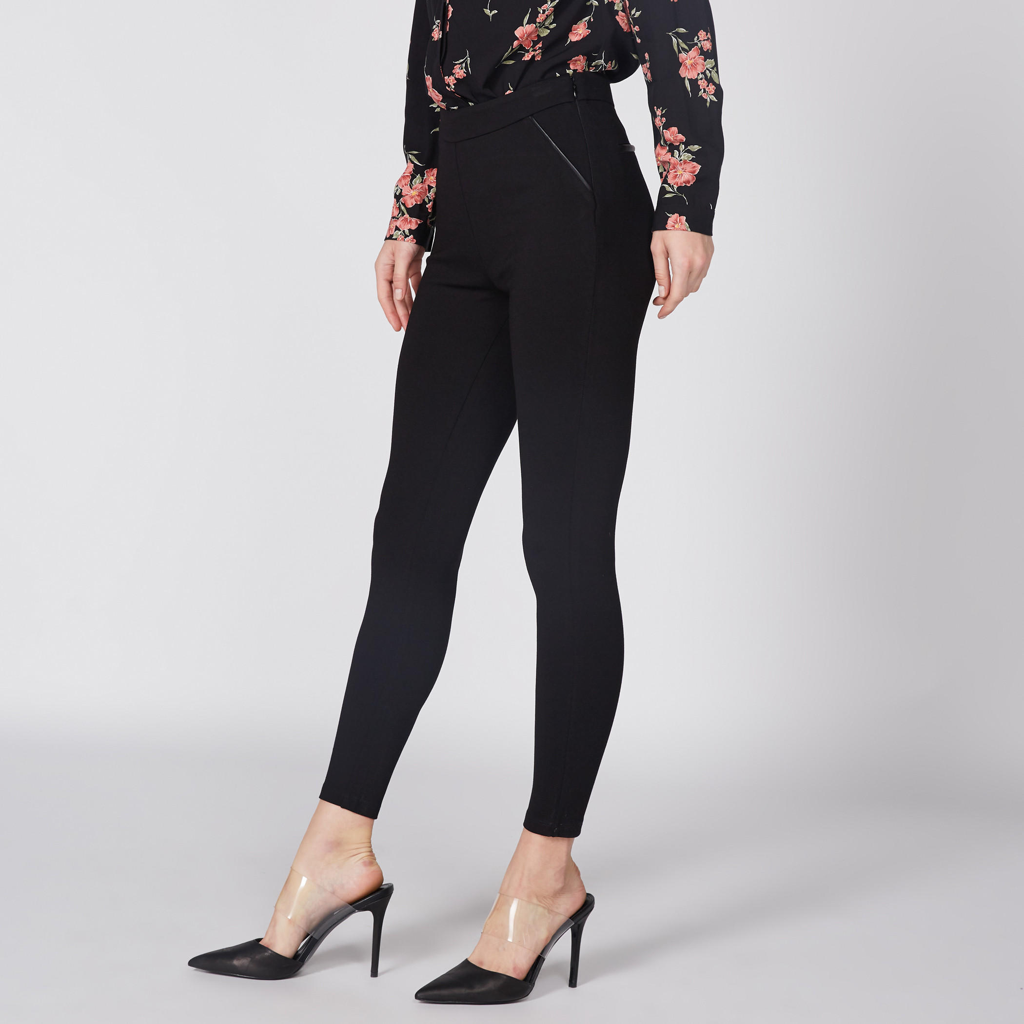 Full Length Jegging with Elasticised Waistband and Pocket Detail-women-clothing-bottoms-leggings-image-4