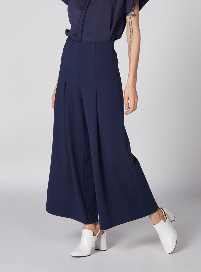 بنطال بالازو طويل بخصر مطّاطي-women-clothing-bottoms-trousers-image-4