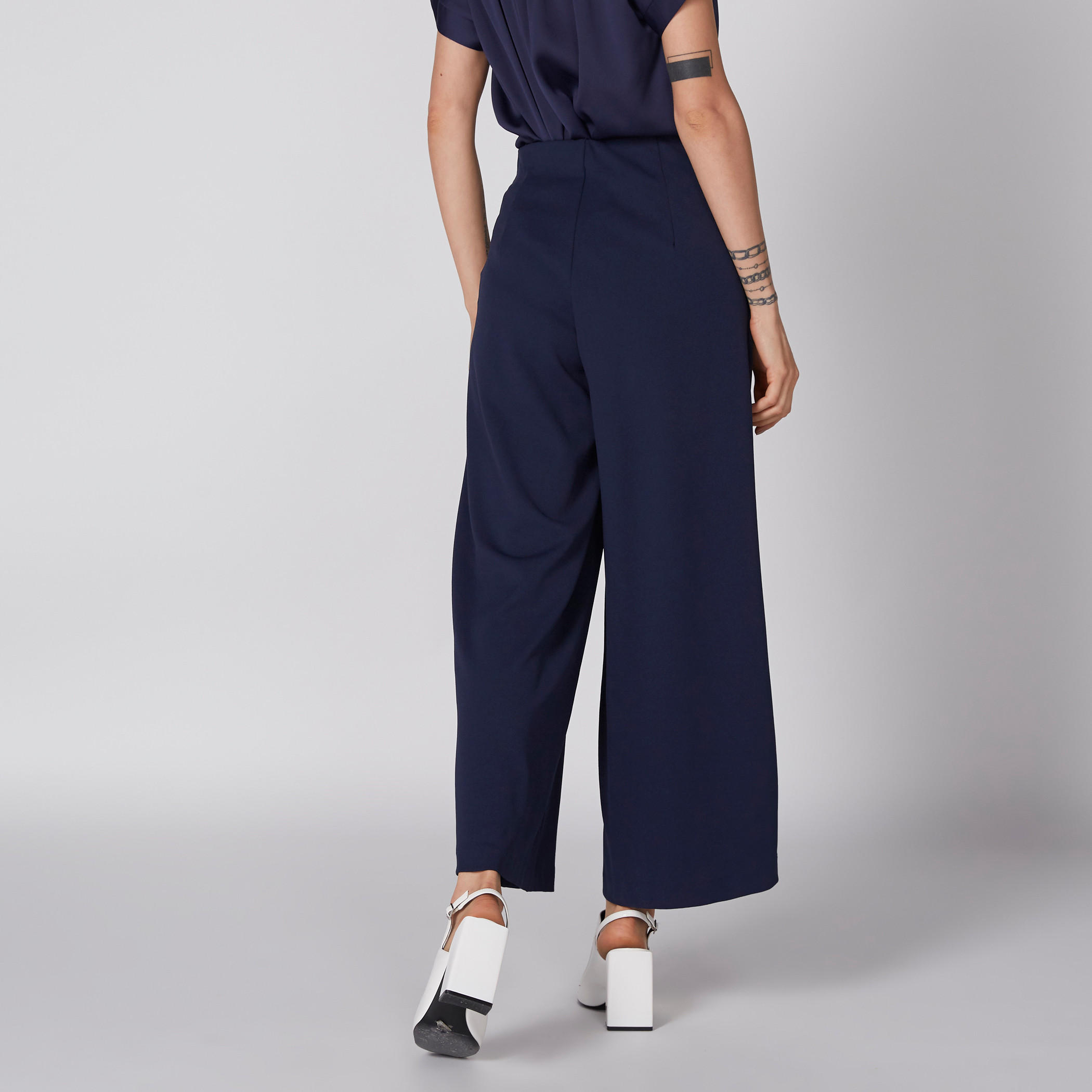 بنطال بالازو طويل بخصر مطّاطي-women-clothing-bottoms-trousers-image-5