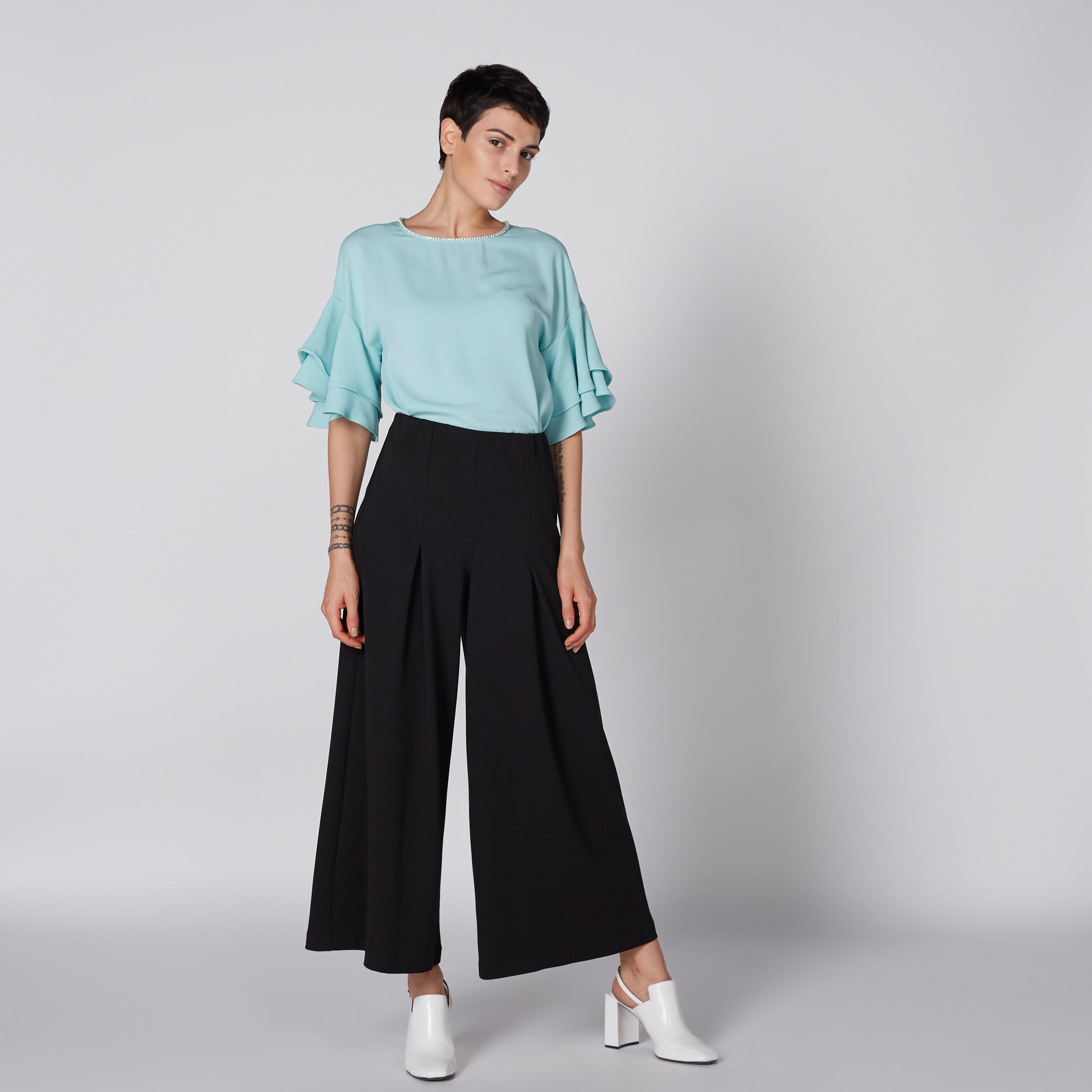 Full Length Flared Palazzo Pants-women-clothing-bottoms-trousers-image-2