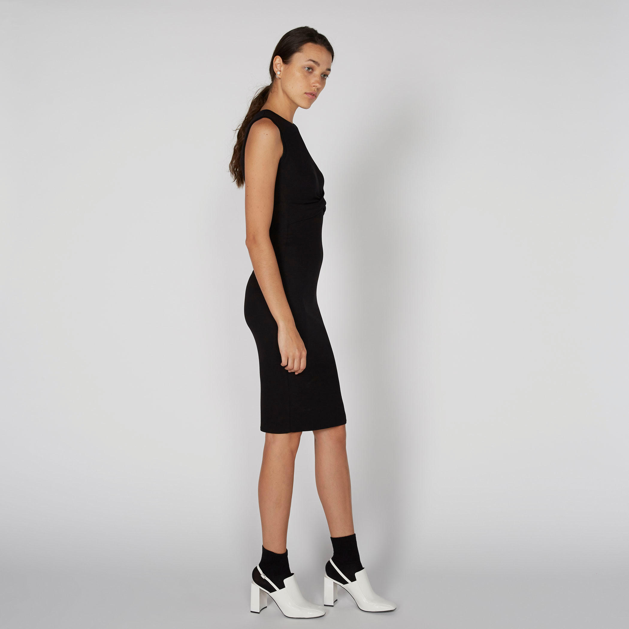 Sleeveless Midi Bodycon Dress with Round Neck-women-clothing-dresses-image-4
