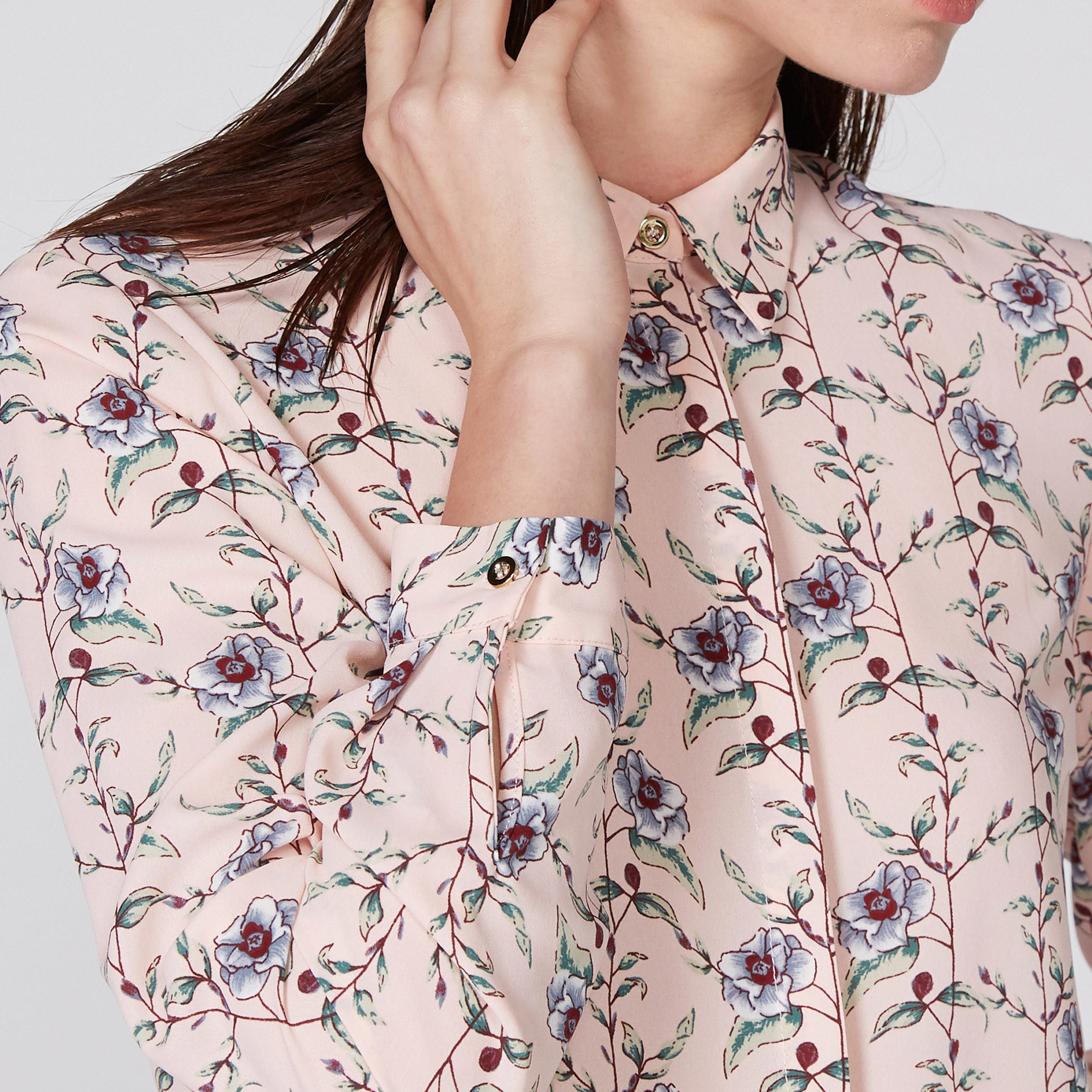 Printed Shirt with Long Sleeves and Concealed Placket-women-clothing-shirtsandblouses-shirts-image-2