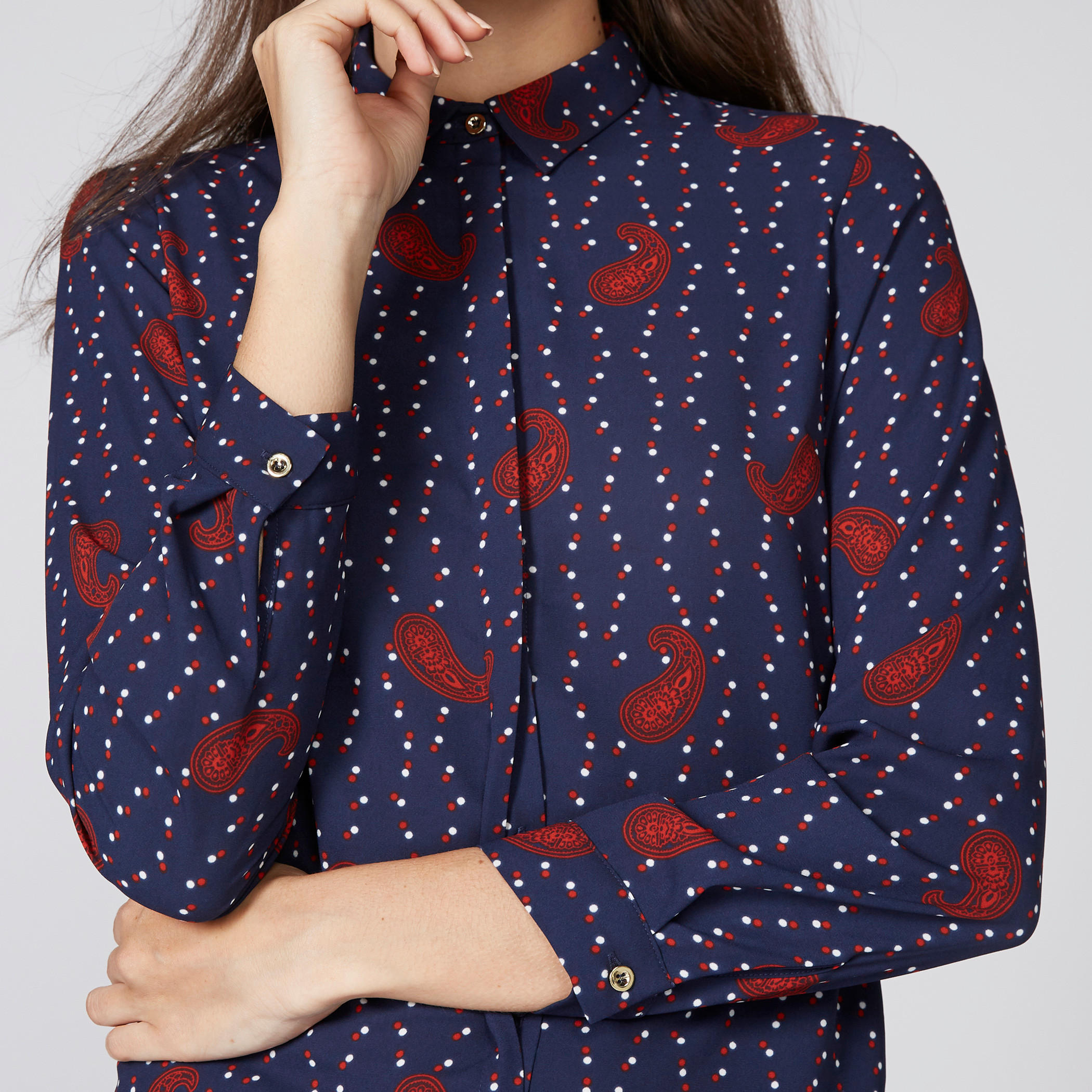 قميص بأكمام طويلة وأزرار مع طبعات-women-clothing-shirtsandblouses-shirts-image-3
