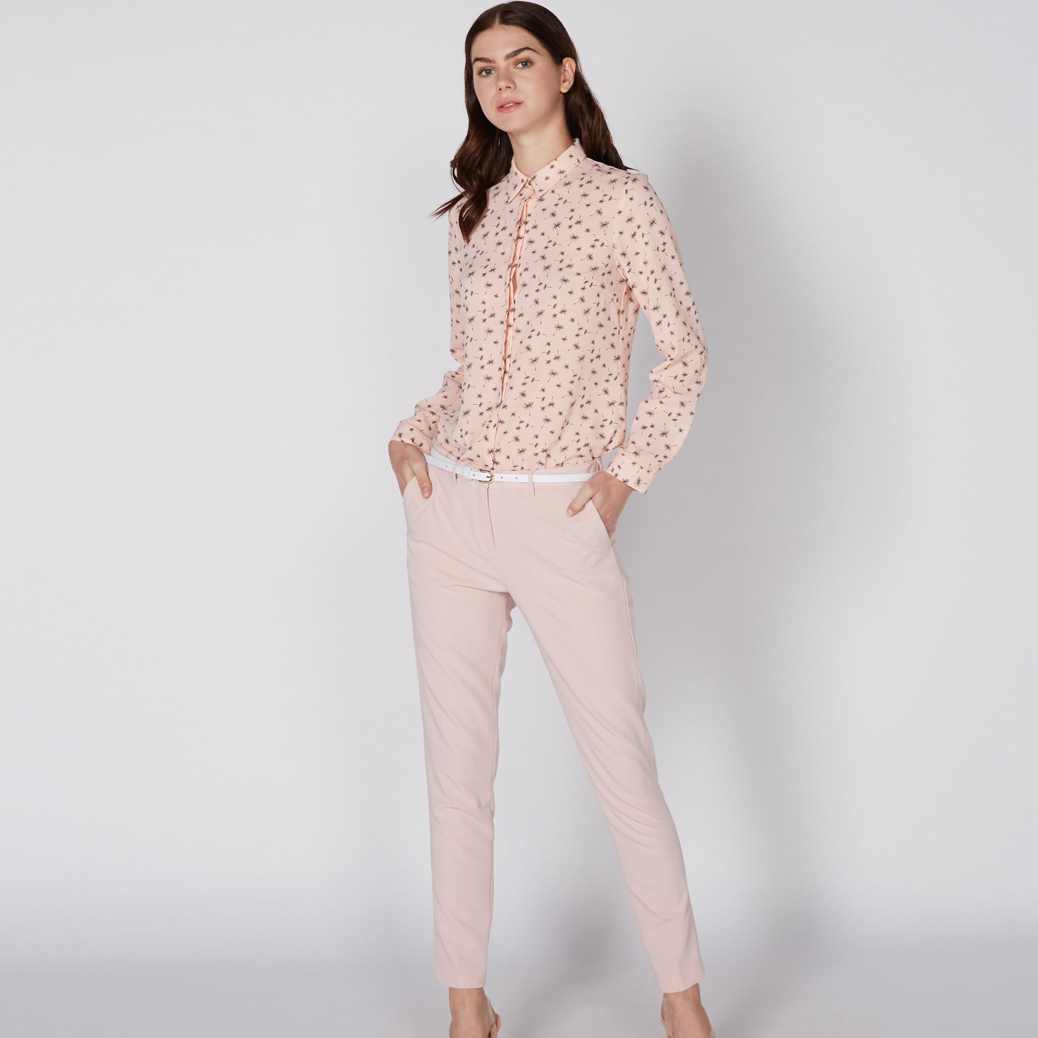 Printed Shirt with Long Sleeves and Concealed Placket-women-clothing-shirtsandblouses-shirts-image-2