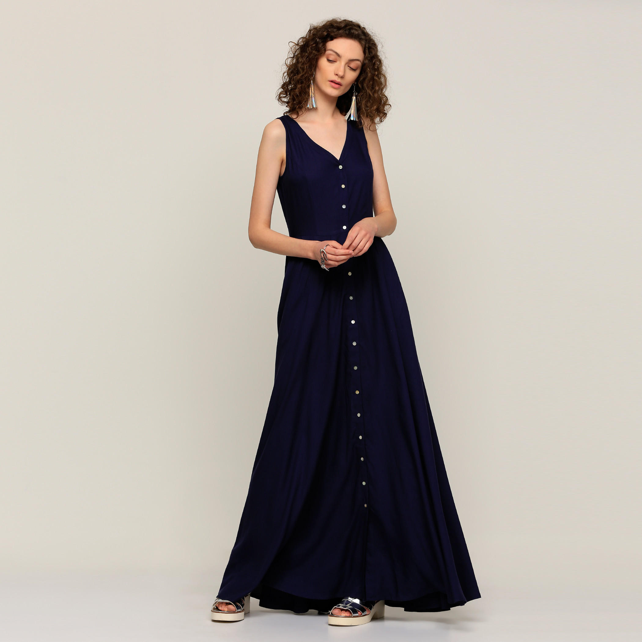 فستان طويل دون أكمام بأزرار-women-clothing-dresses-image-5