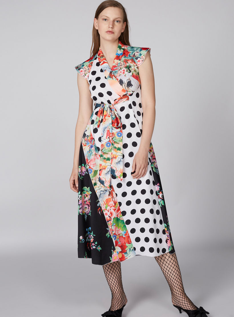 فستان بأكمام كاب ورباط وطبعات-women-clothing-dresses-image-1