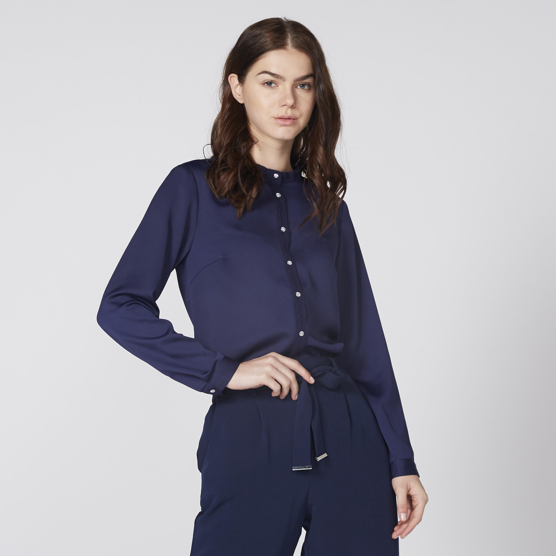 قميص بياقة ماندارين وأزرار-women-clothing-shirtsandblouses-shirts-image-1