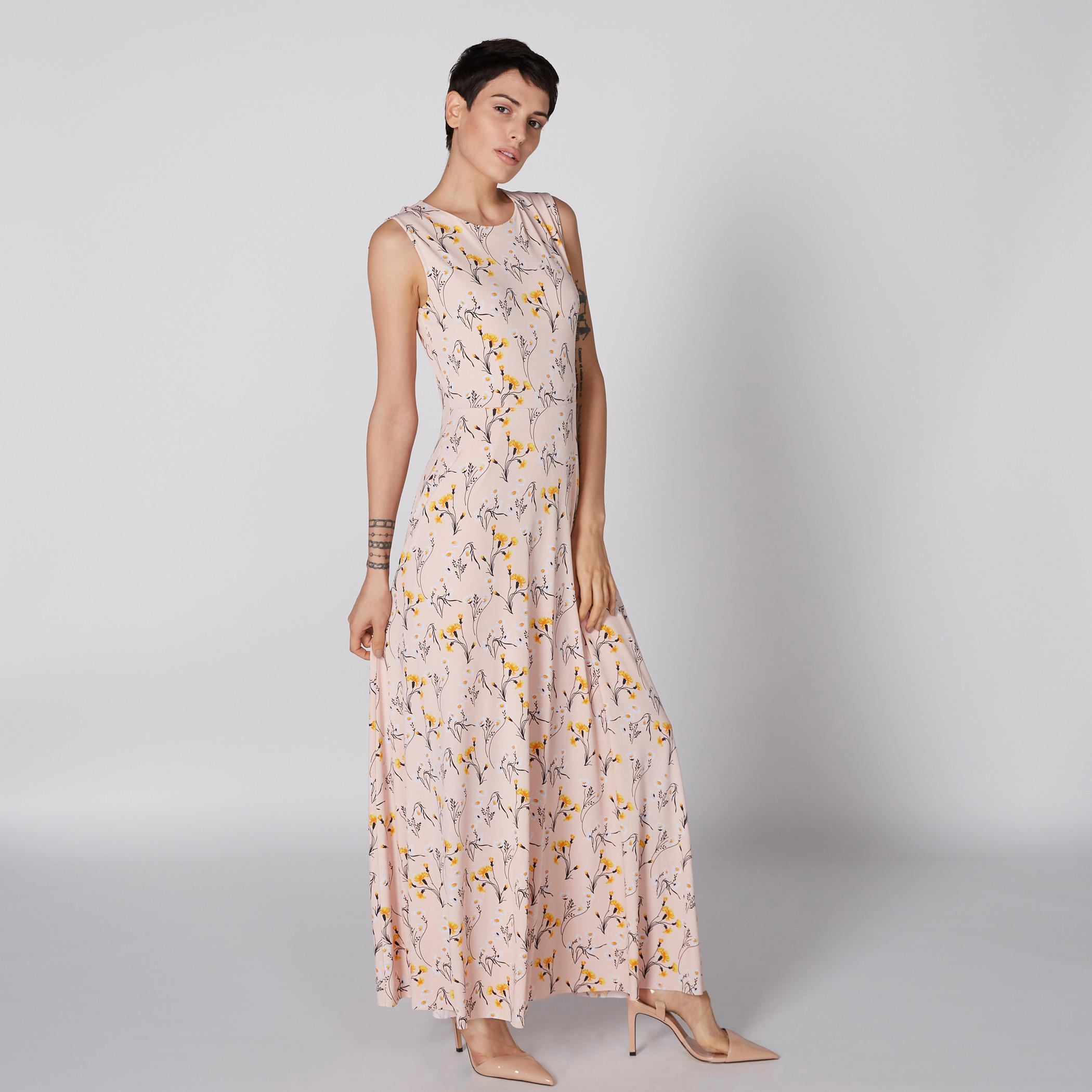 Printed Sleeveless Maxi Dress with Round Neck-women-clothing-dresses-image-3