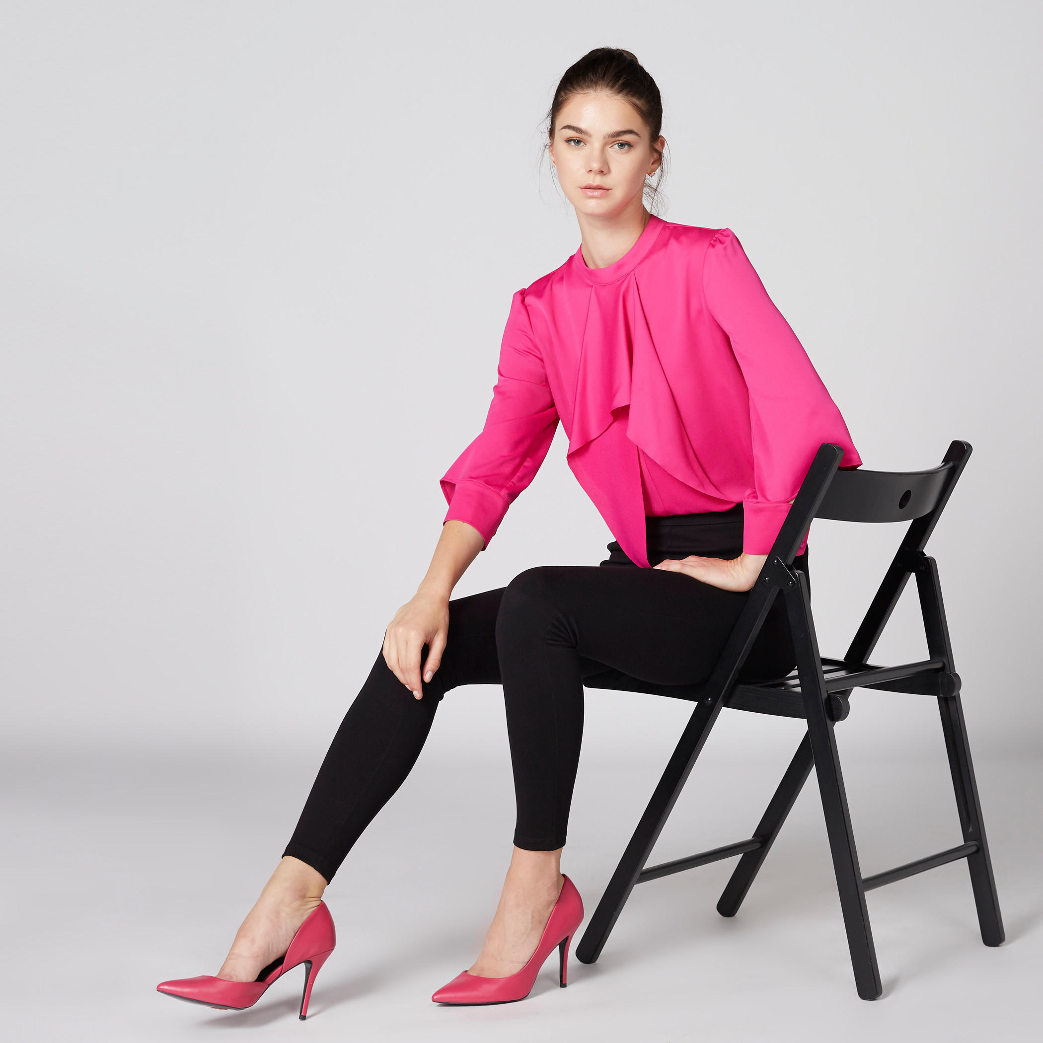 بلوزة بياقة ضيّقة وأكمام 3/4-women-clothing-shirtsandblouses-blouses-image-3