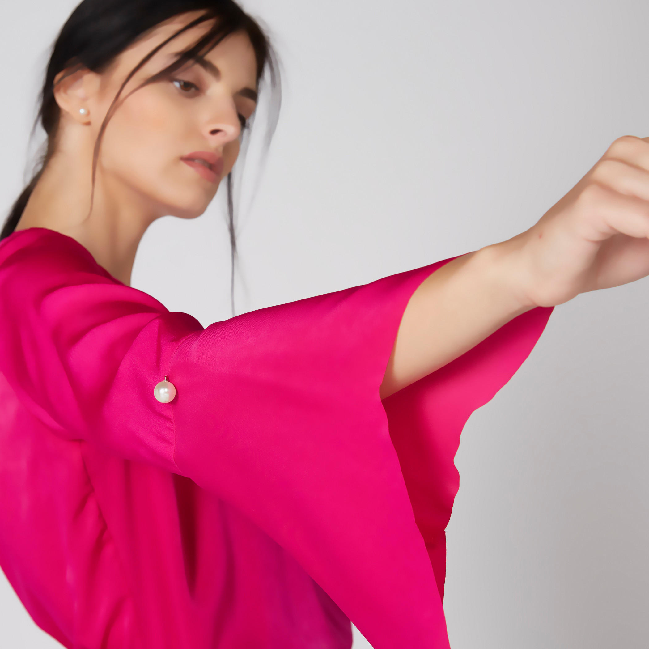 Round Neck Top with Long Flared Sleeves-women-clothing-shirtsandblouses-blouses-image-3