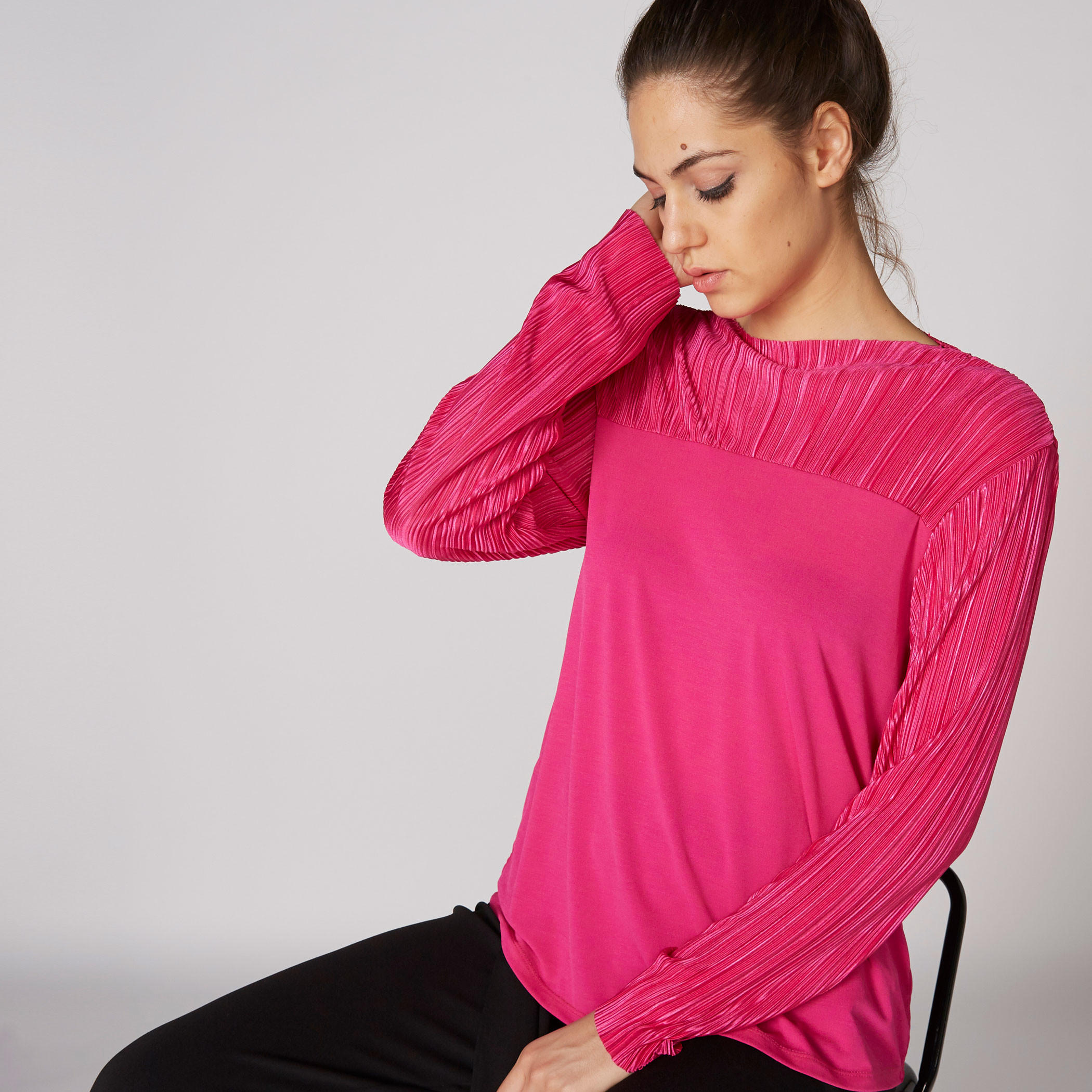 بلوزة بياقة قارب وأكمام طويلة-women-clothing-shirtsandblouses-blouses-image-3
