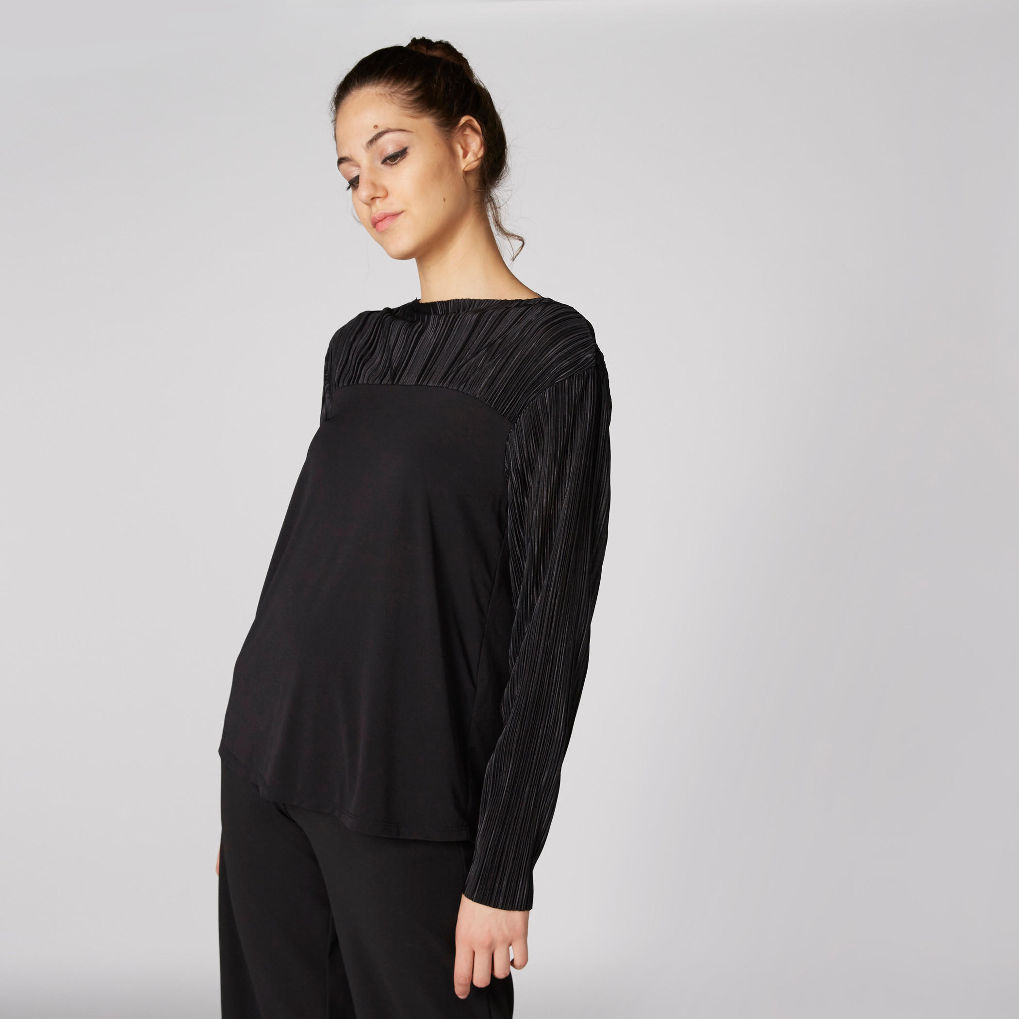 بلوزة بياقة قارب وأكمام طويلة-women-clothing-shirtsandblouses-blouses-image-3