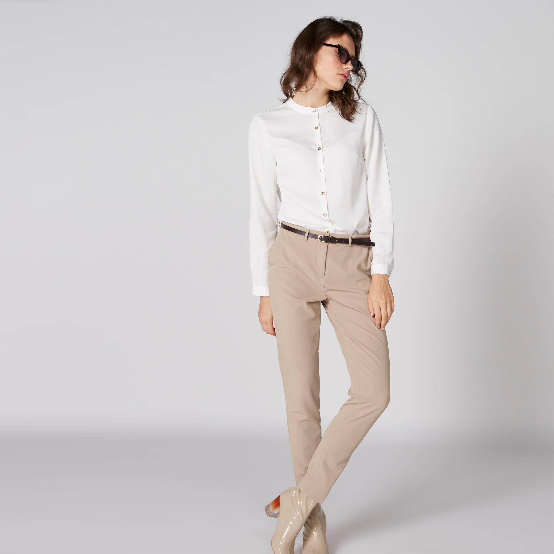 قميص بأكمام طويلة وأزرار وياقة ماندارين-women-clothing-shirtsandblouses-shirts-image-3