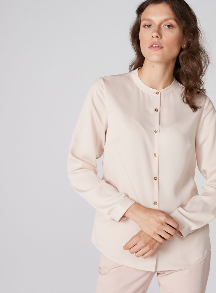 Long Sleeves Shirt with Complete Placket-women-clothing-shirtsandblouses-shirts-image-1