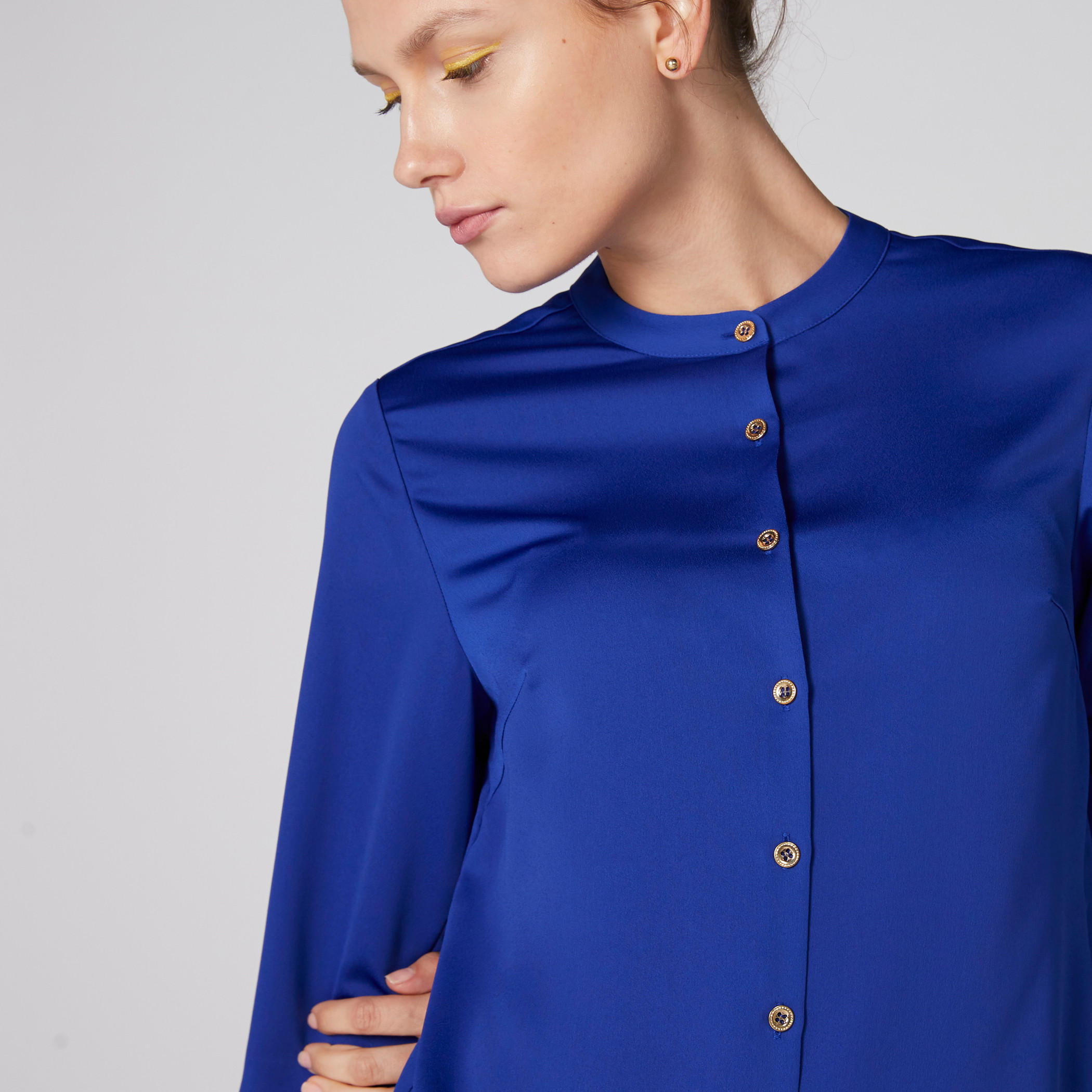 قميص بأكمام طويلة وياقة ماندارين وأزرار-women-clothing-shirtsandblouses-shirts-image-4