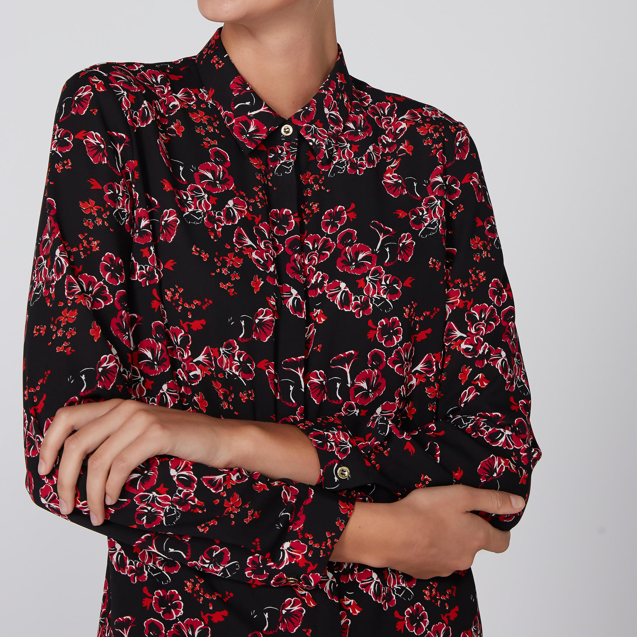Printed Shirt with Long Sleeves and Concealed Placket-women-clothing-shirtsandblouses-shirts-image-3