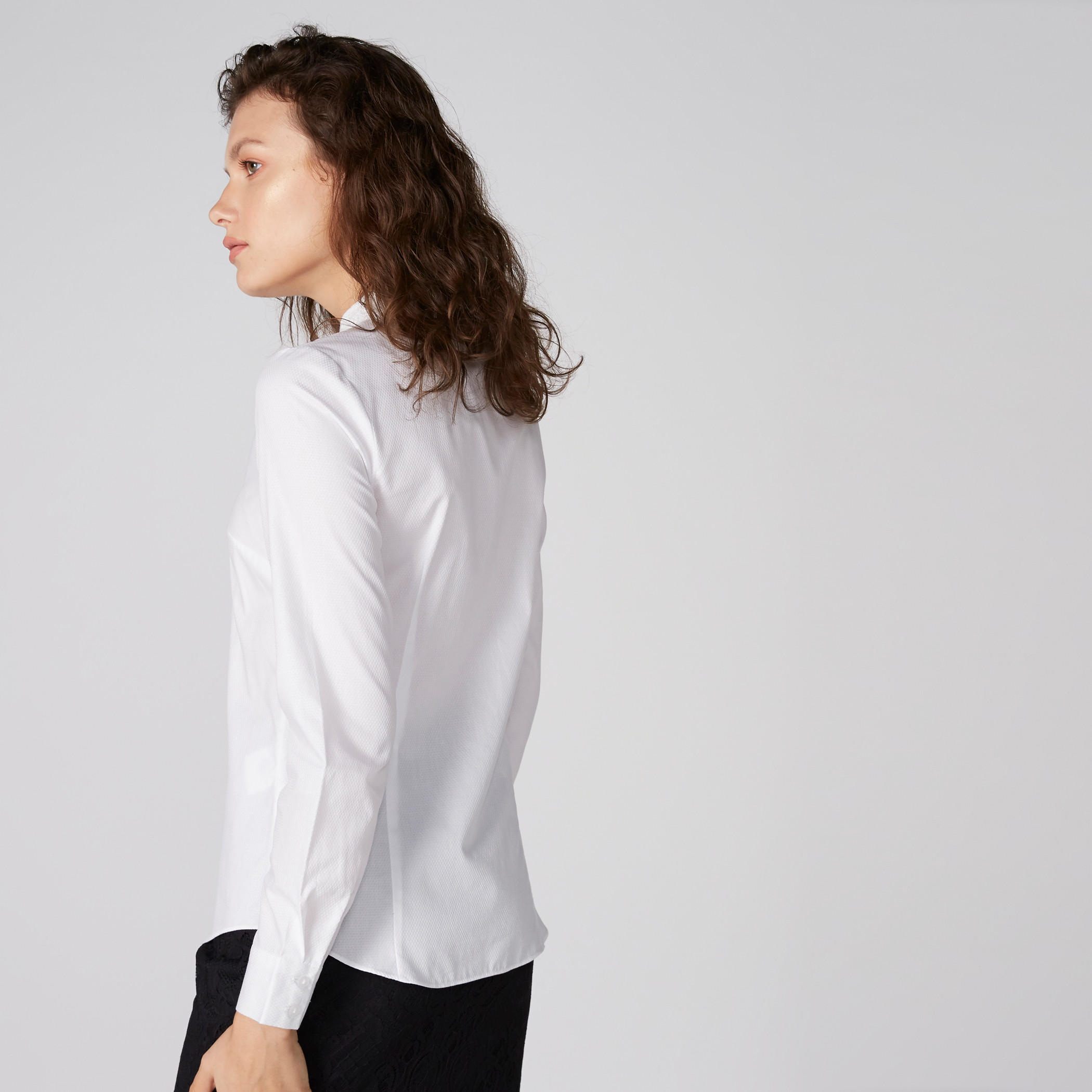 Textured Shirt with Long Sleeves and Concealed Placket-women-clothing-shirtsandblouses-shirts-image-2