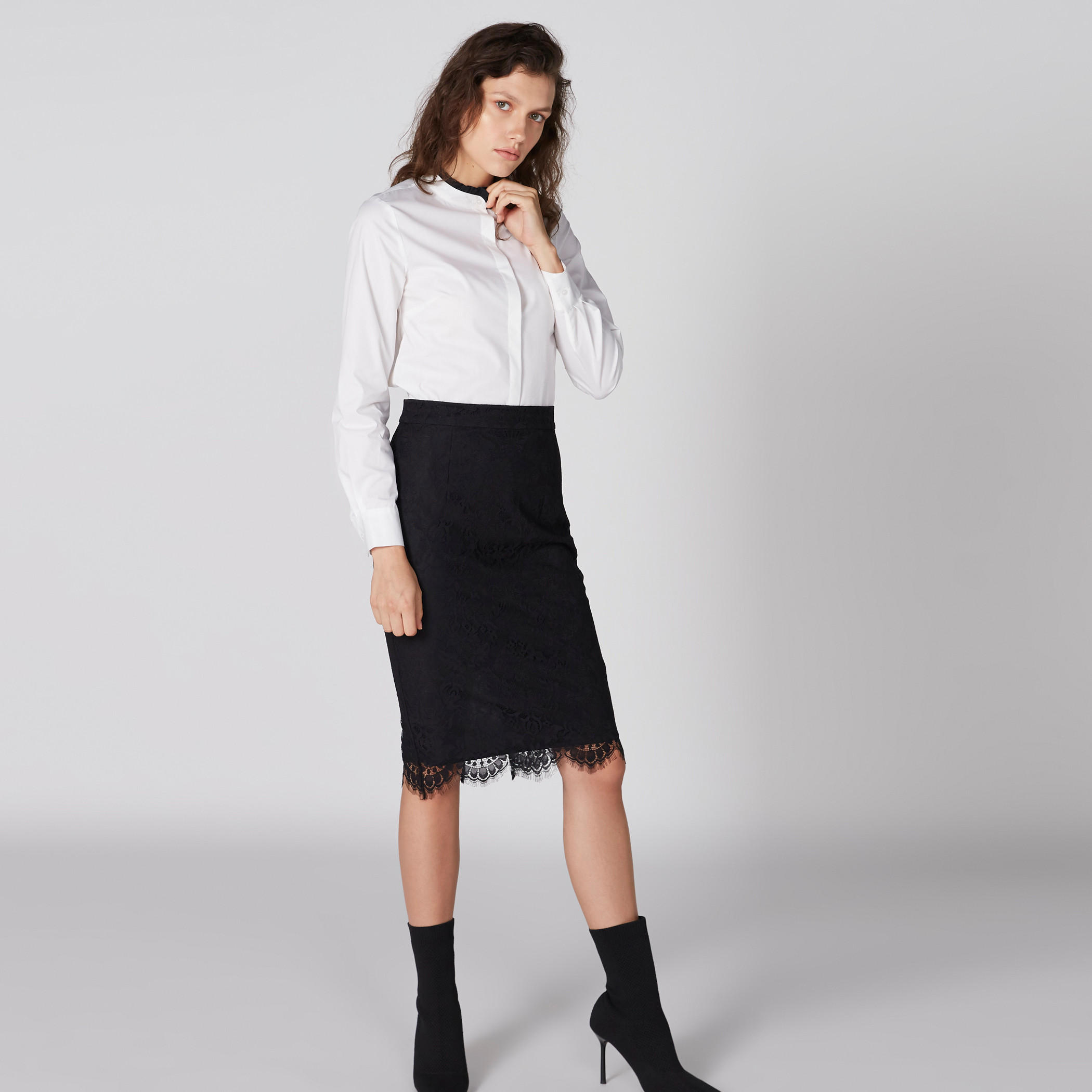 قميص بياقة ماندارين وأكمام طويلة ووصلة أزرار مخفية-women-clothing-shirtsandblouses-shirts-image-4
