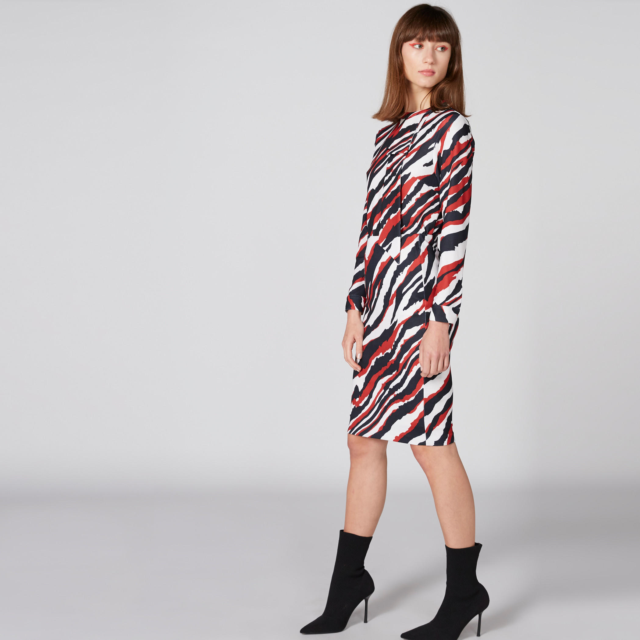 فستان ميدي بينسيل بأكمام طويلة وطبعات-women-clothing-bottoms-skirts-image-3