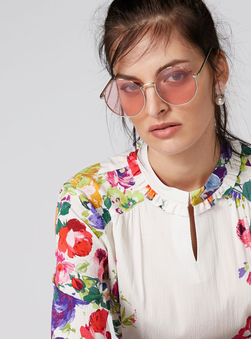 بلوزة بياقة ماندارين وأكمام طويلة وطبعات أزهار-women-clothing-shirtsandblouses-blouses-image-4