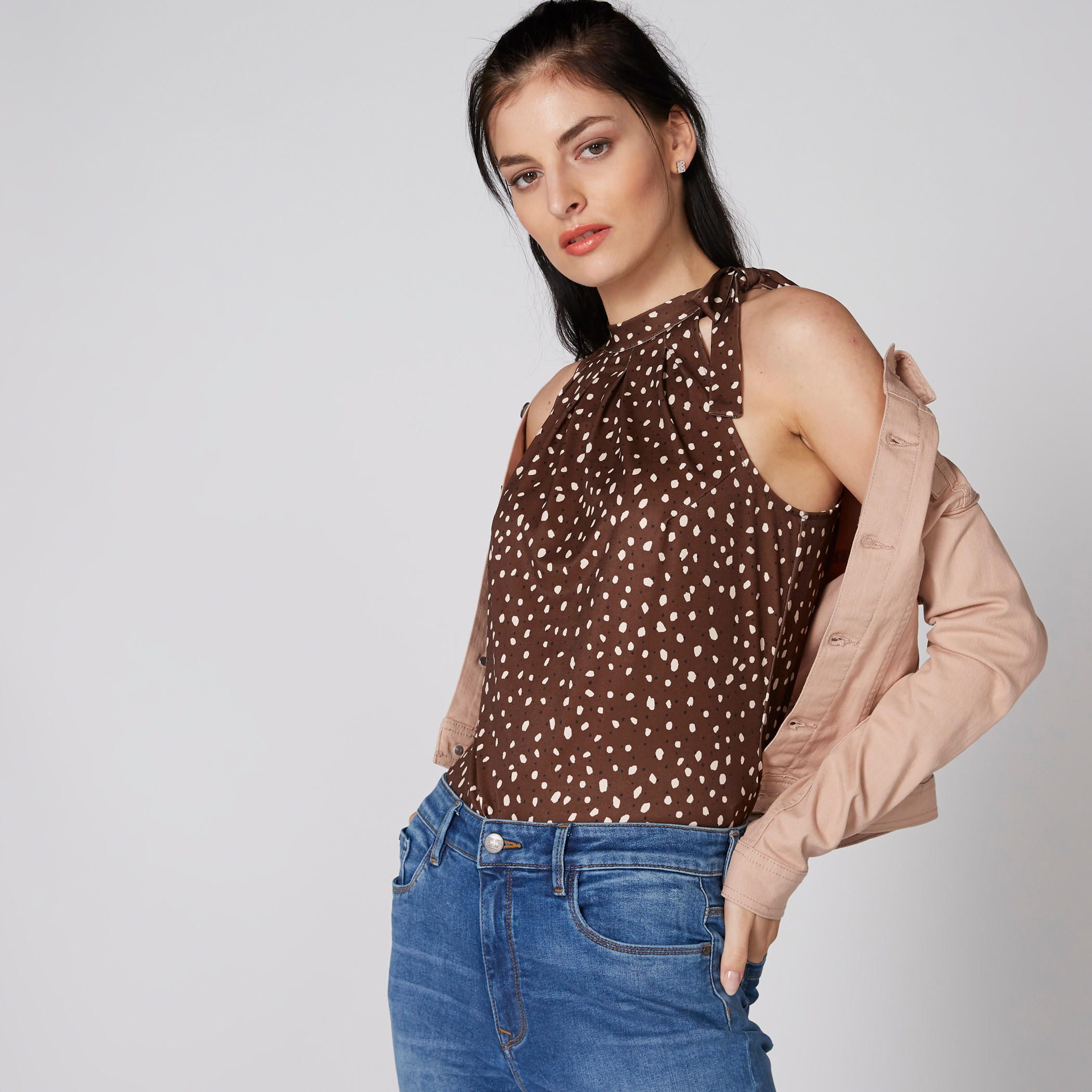 Printed Top with Tie Up Neck-women-clothing-shirtsandblouses-blouses-image-1