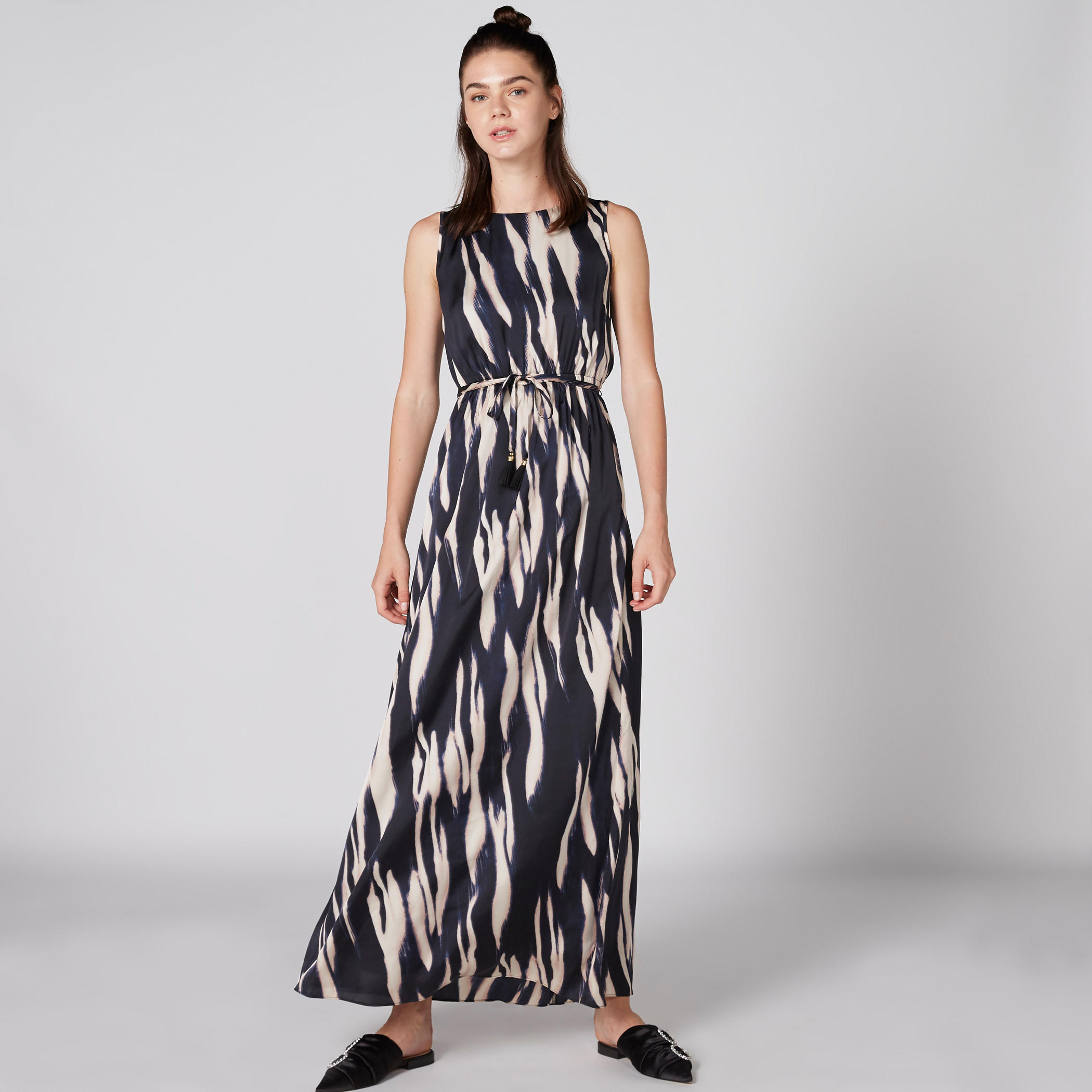 Printed Sleeveless Maxi Dress with Tie Ups-women-clothing-dresses-image-3