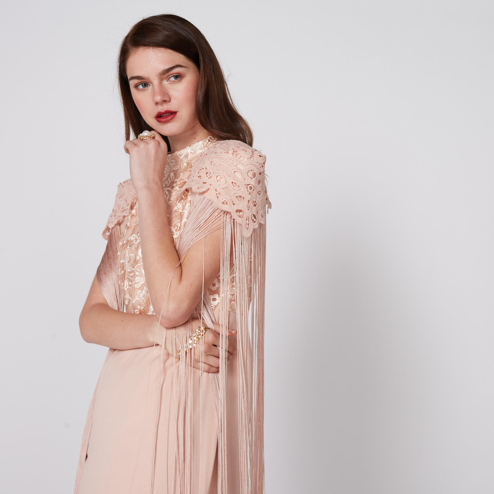 فستان طويل مطرز بشراشيب-women-clothing-dresses-image-1