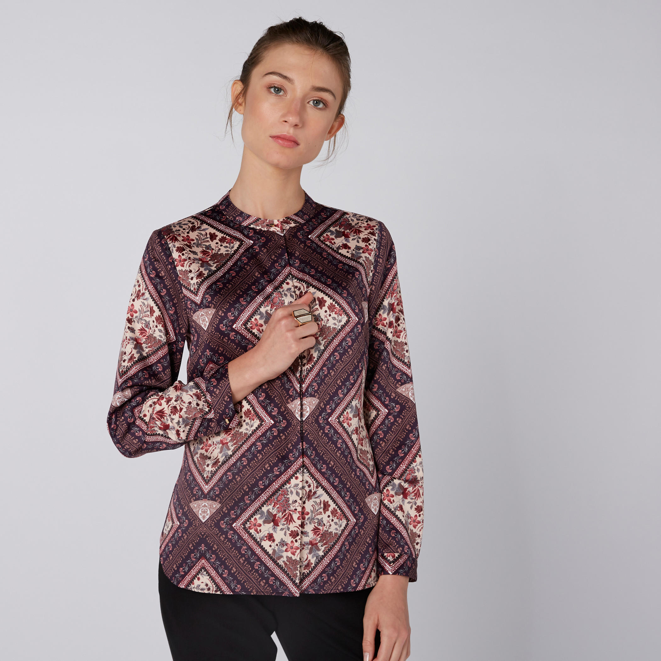 قميص بطبعات وأكمام طويلة وأزرار مخفيّة-women-clothing-shirtsandblouses-shirts-image-5