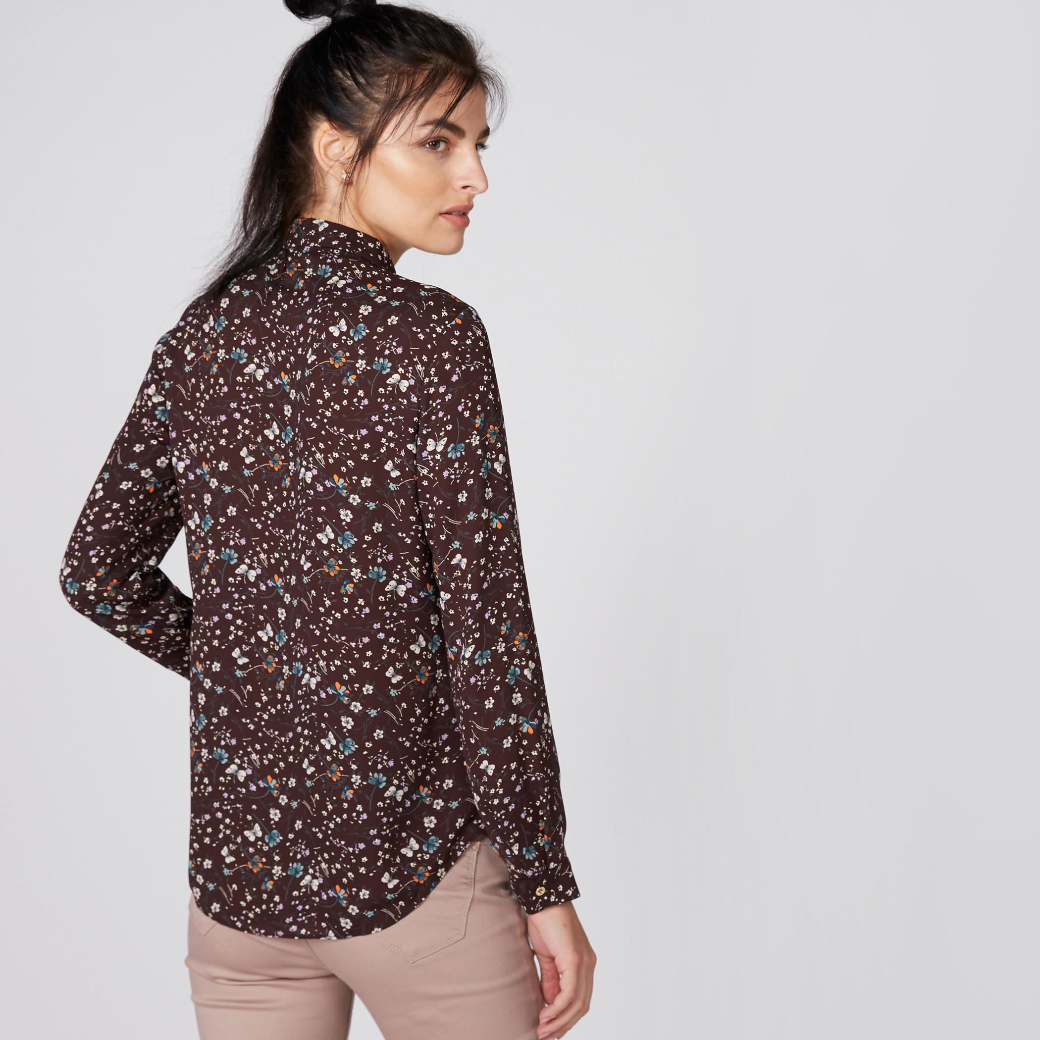 Floral Printed Shirt with Long Sleeves and Concealed Placket-women-clothing-shirtsandblouses-shirts-image-1