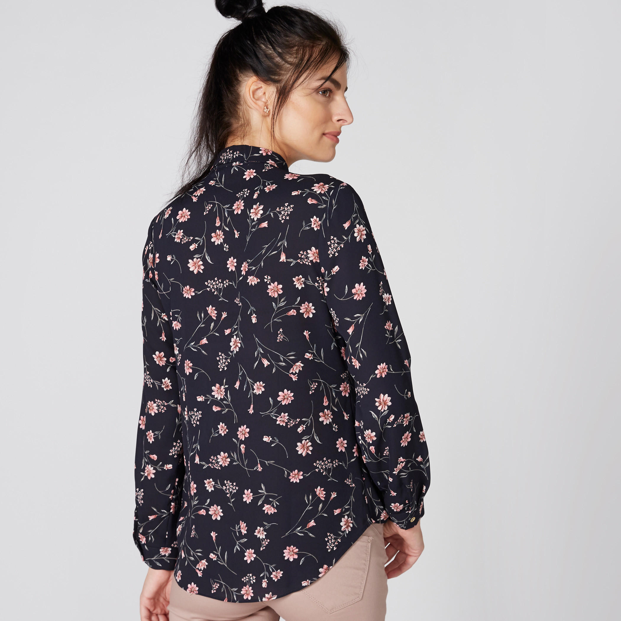 Floral Printed Shirt with Long Sleeves and Concealed Placket-women-clothing-shirtsandblouses-shirts-image-2