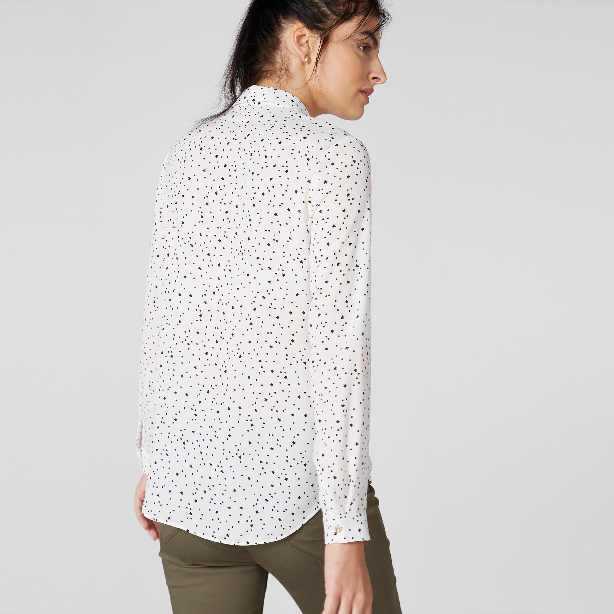 Printed Shirt with Long Sleeves and Concealed Placket-women-clothing-shirtsandblouses-shirts-image-2