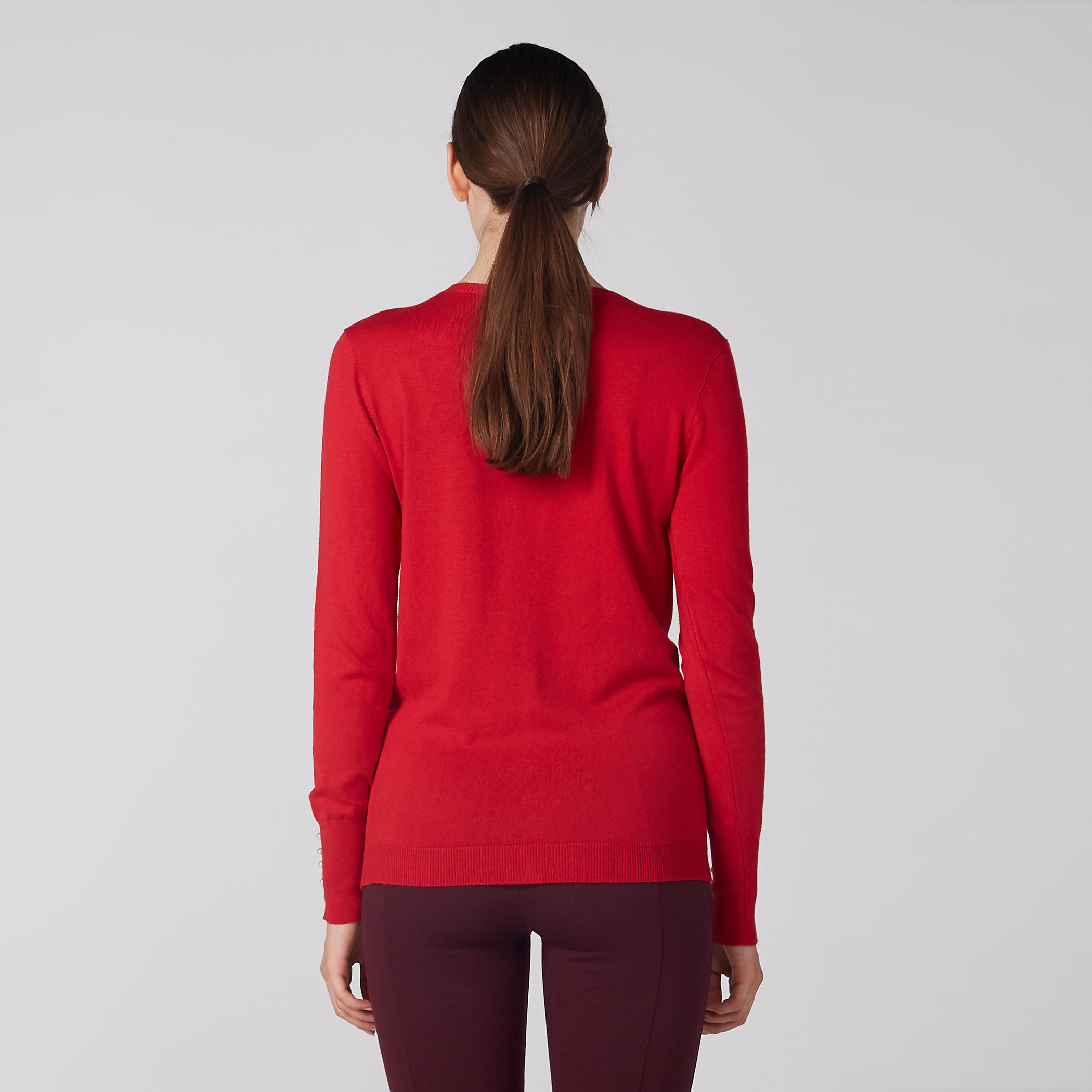 كارديجن بتفاصيل لؤلؤ وزر إغلاق وأكمام طويلة-women-winterwear-cardigansandjumpers-cardigans-image-3