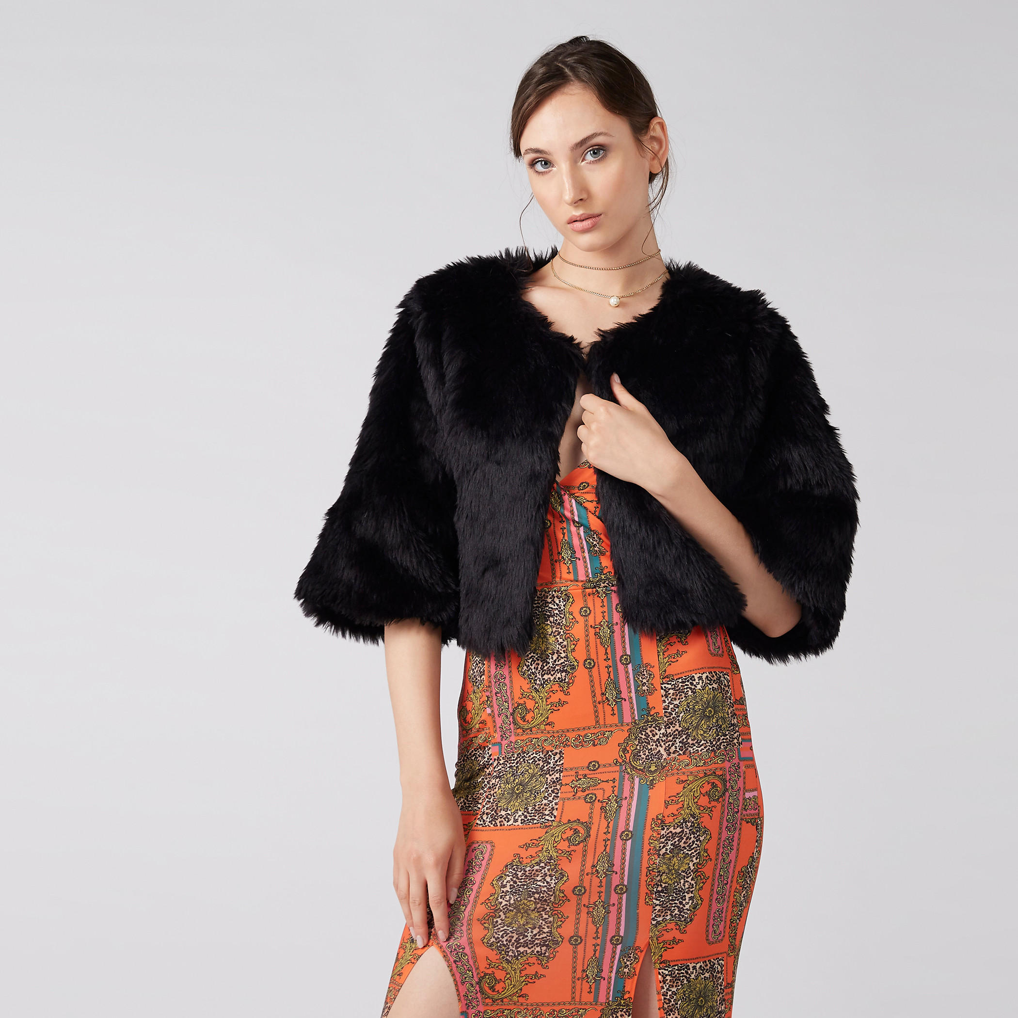 جاكيت قطيفة مفتوح من الأمام بأكمام 3/4-women-winterwear-coatsandjackets-jackets-image-1