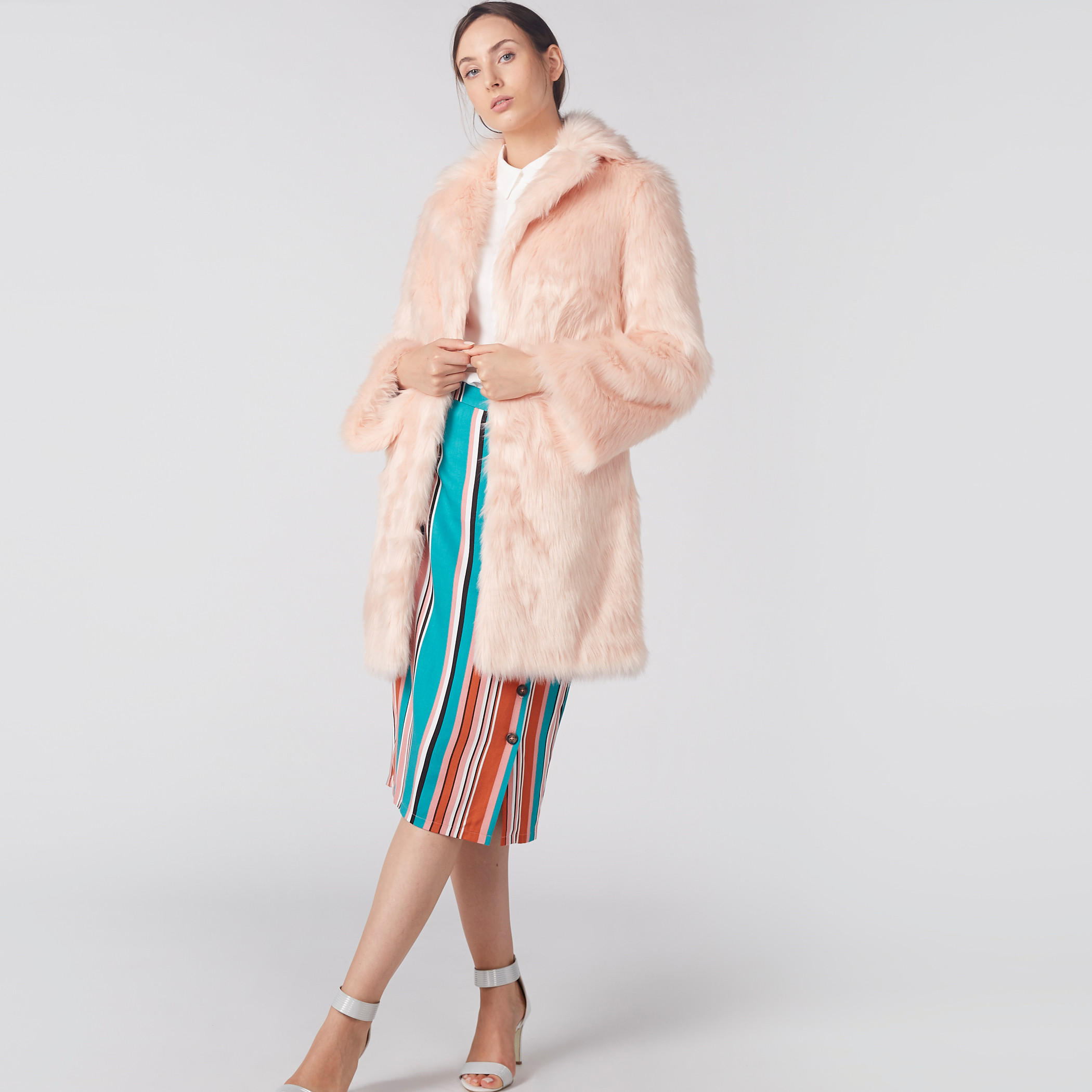 جاكيت قطيفة مفتوح من الأمام بأكمام طويلة-women-winterwear-coatsandjackets-jackets-image-1