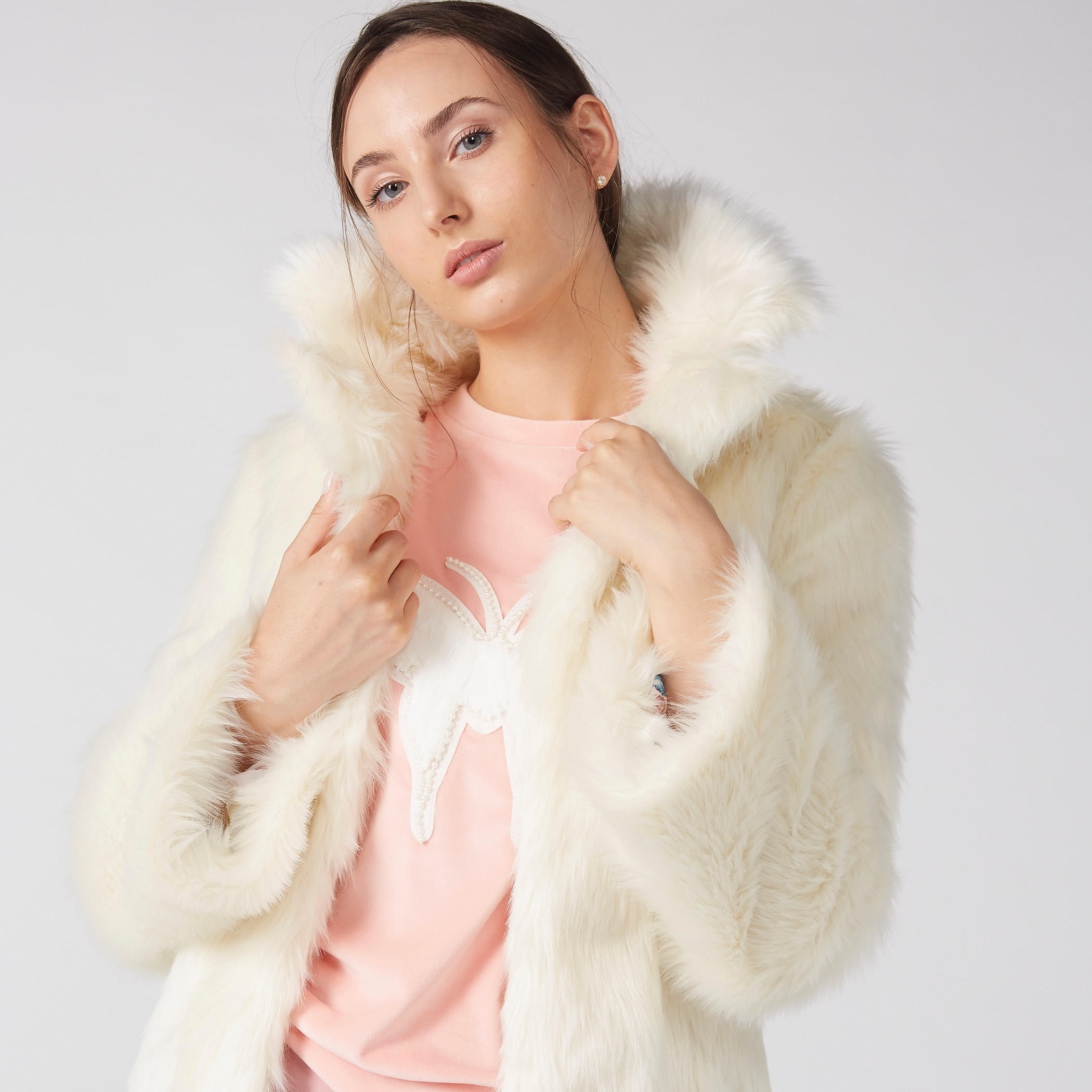 جاكيت مفتوح من الأمام بأكمام طويلة وتفاصيل قطيفة-women-winterwear-coatsandjackets-jackets-image-2