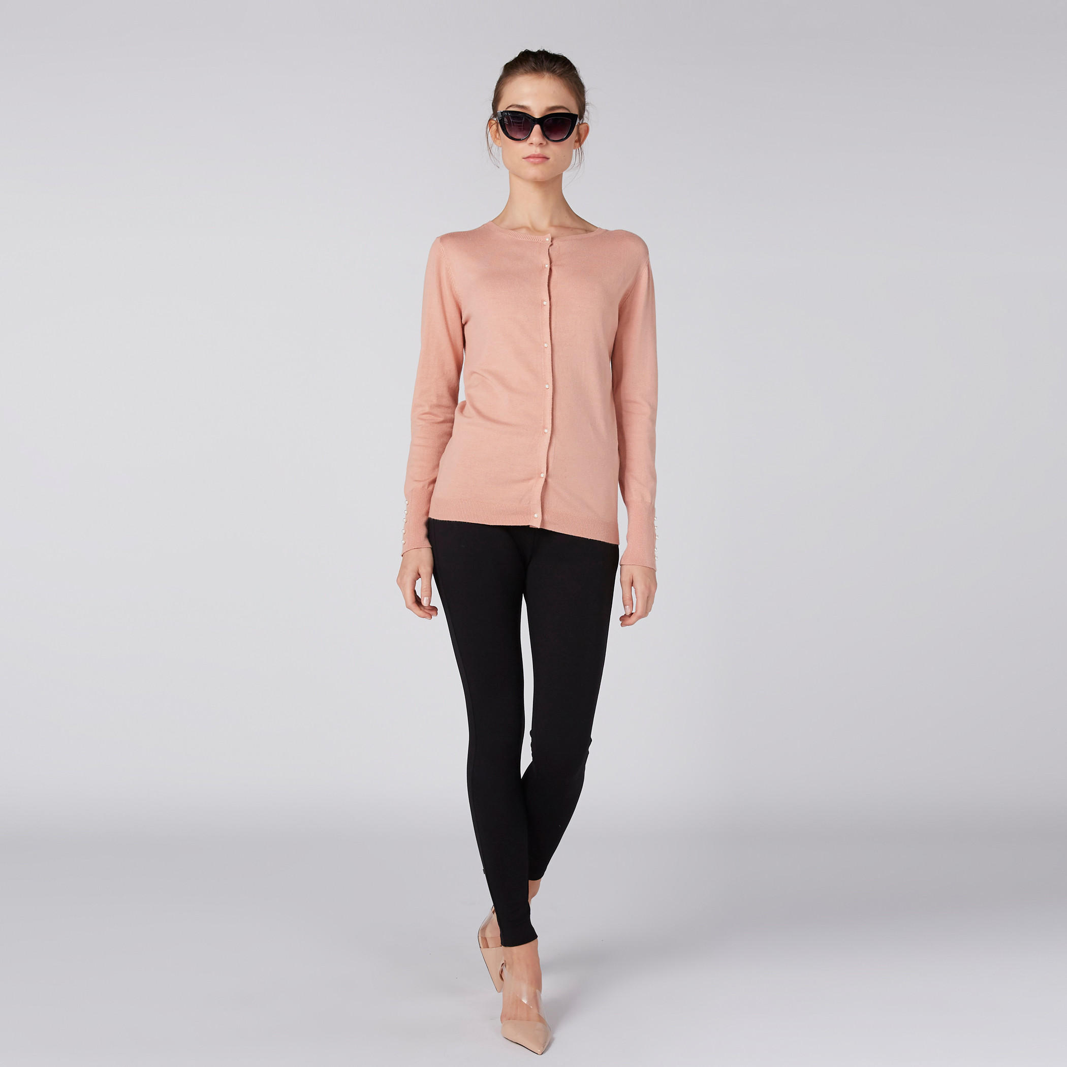 كنزة بأكمام طويلة وياقة مستديرة وتفاصيل لؤلؤ-women-clothing-cardigansandjumpers-jumpers-image-10