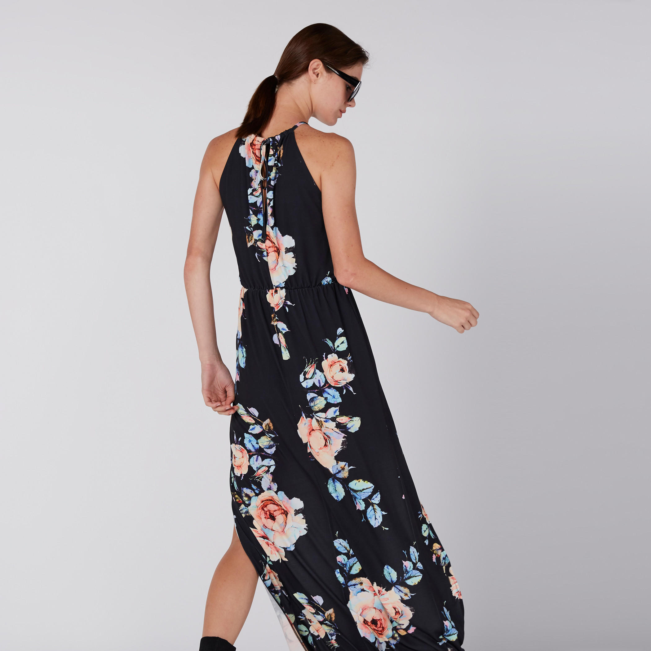 فستان طويل دون أكمام بأربطة وطبعات-women-clothing-dresses-image-5