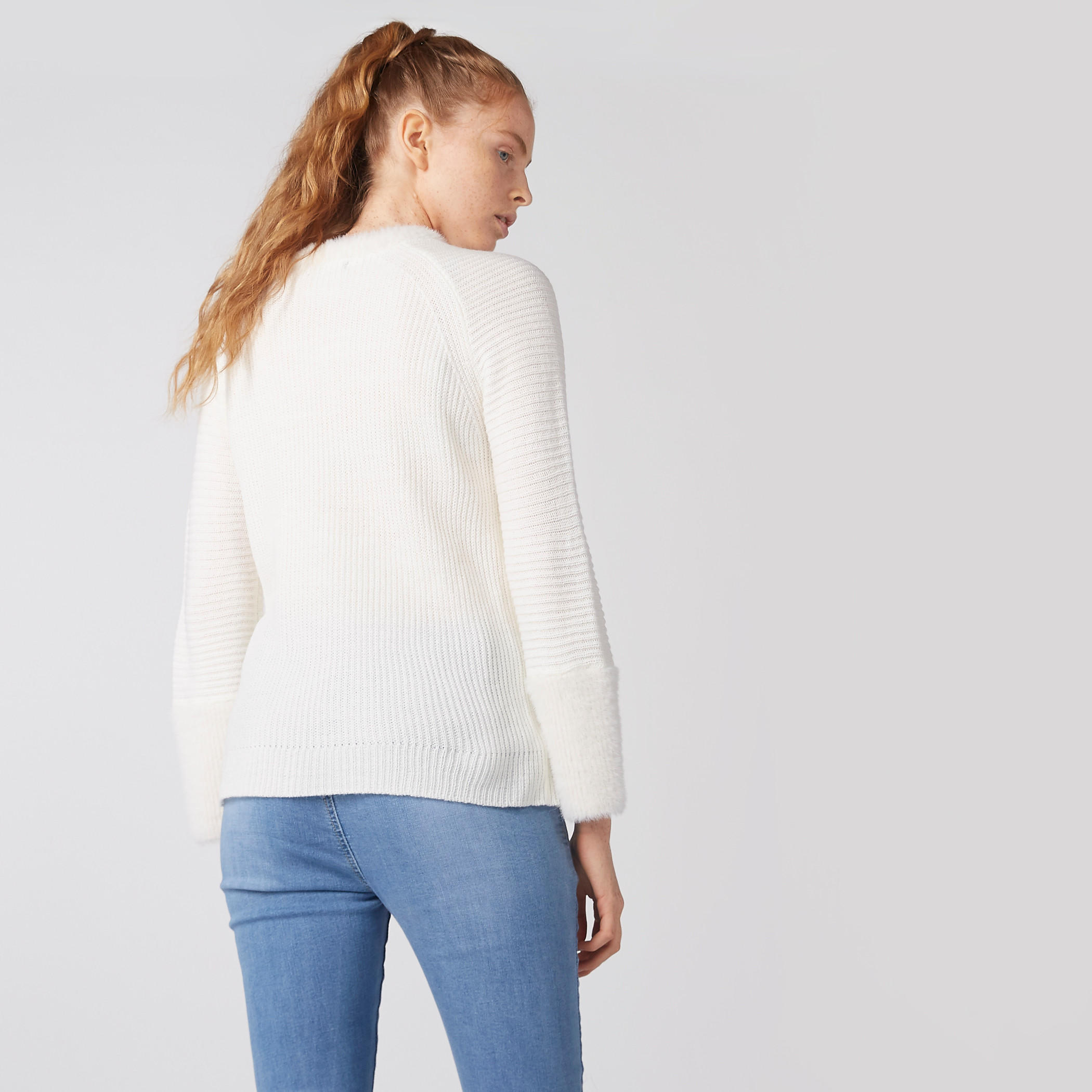 سويتر بياقة مستديرة وأكمام مغايرة-women-clothing-cardigansandjumpers-jumpers-image-1