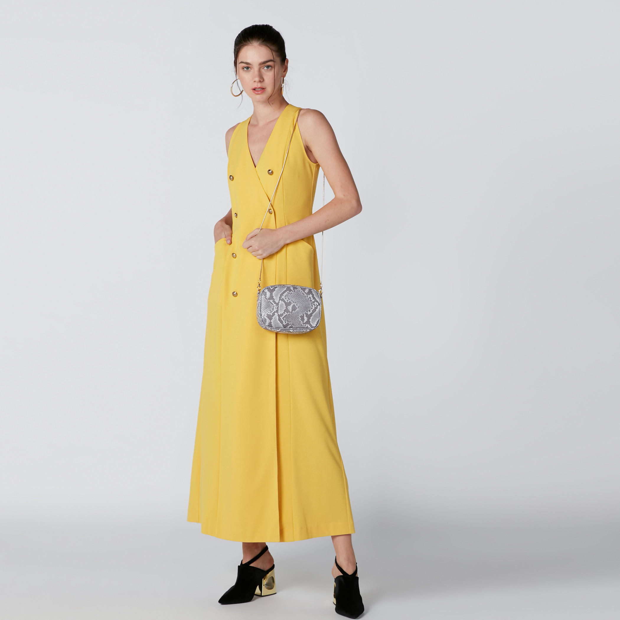 فستان طويل دون أكمام بأزرار وجيوب-women-clothing-dresses-image-3