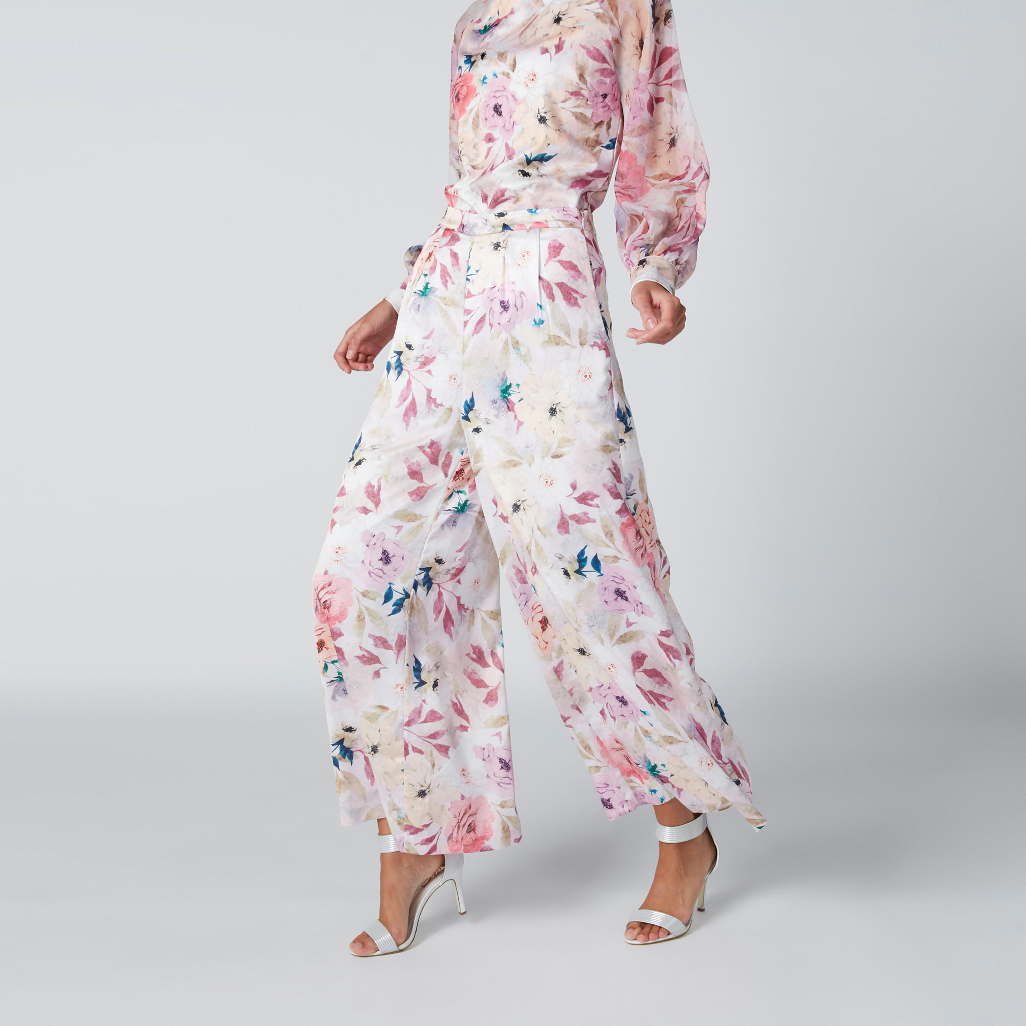 بنطال بالازو بجيوب وطبعات الورود-women-clothing-bottoms-trousers-image-1