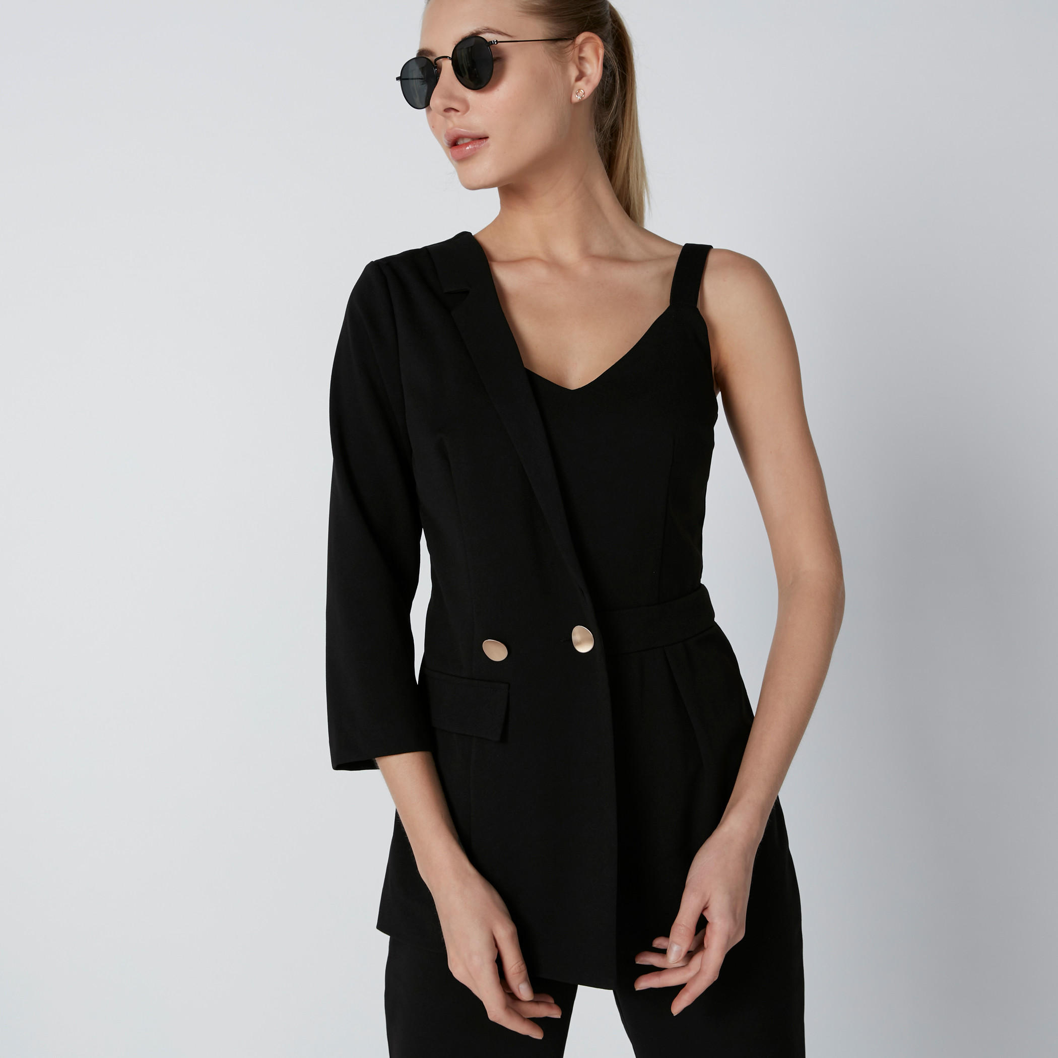 أفرول بكم واحد وأزرار-women-clothing-jumpsuits-image-1