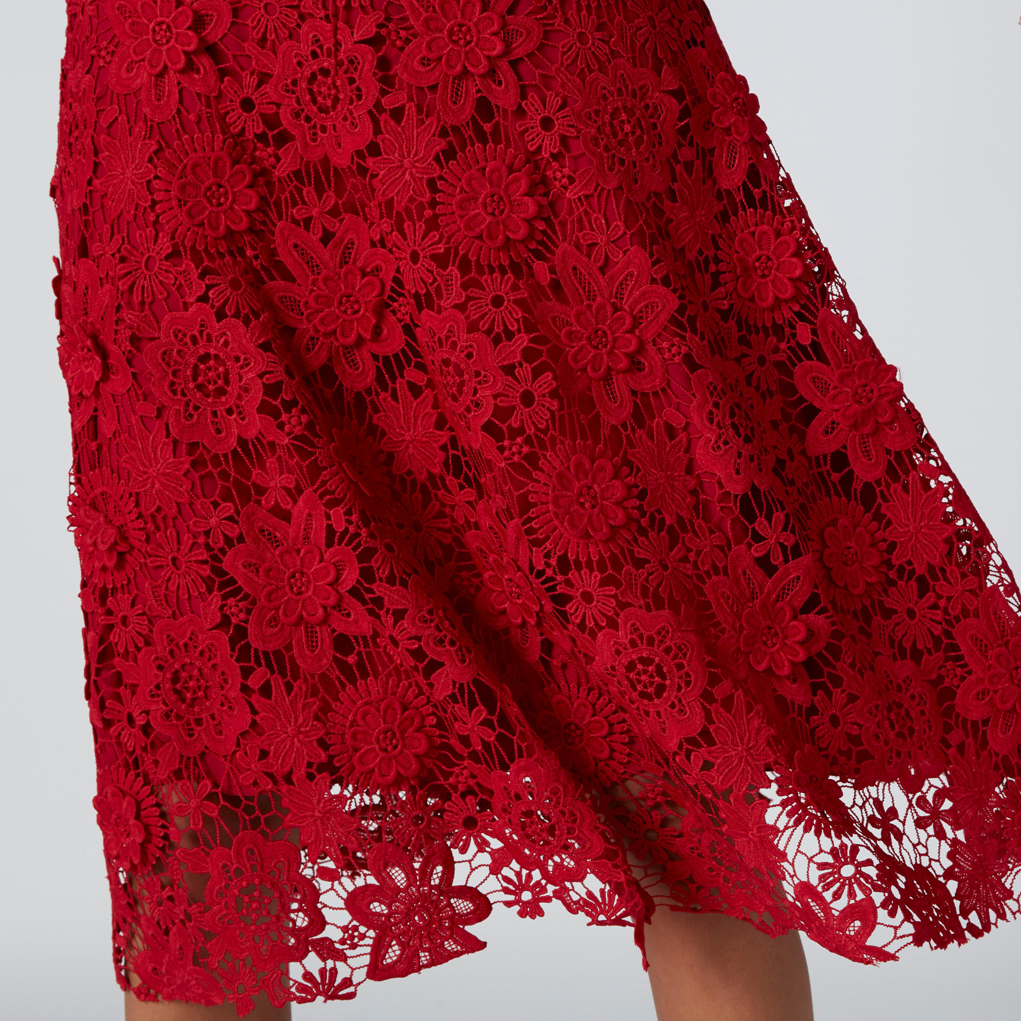 تنورة ميدي بتفاصيل دانتيل وسحّاب إغلاق-women-clothing-bottoms-skirts-image-4