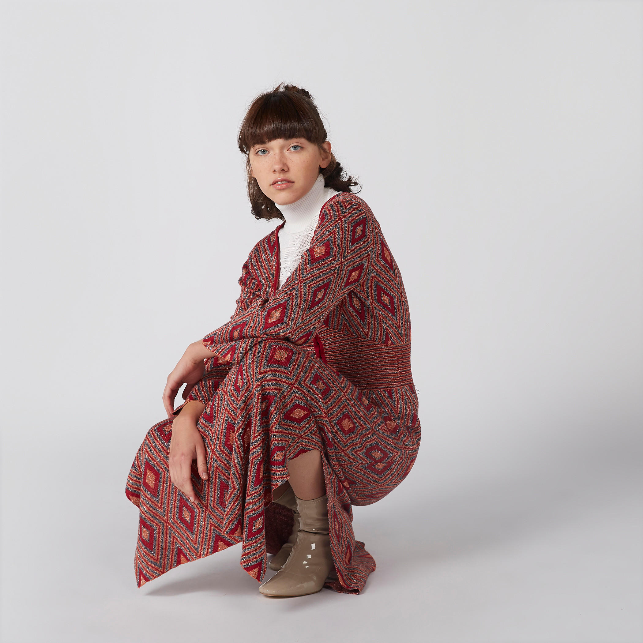 فستان طويل بأكمام طويلة وفتحة جانبية وطبعات-women-clothing-dresses-image-3