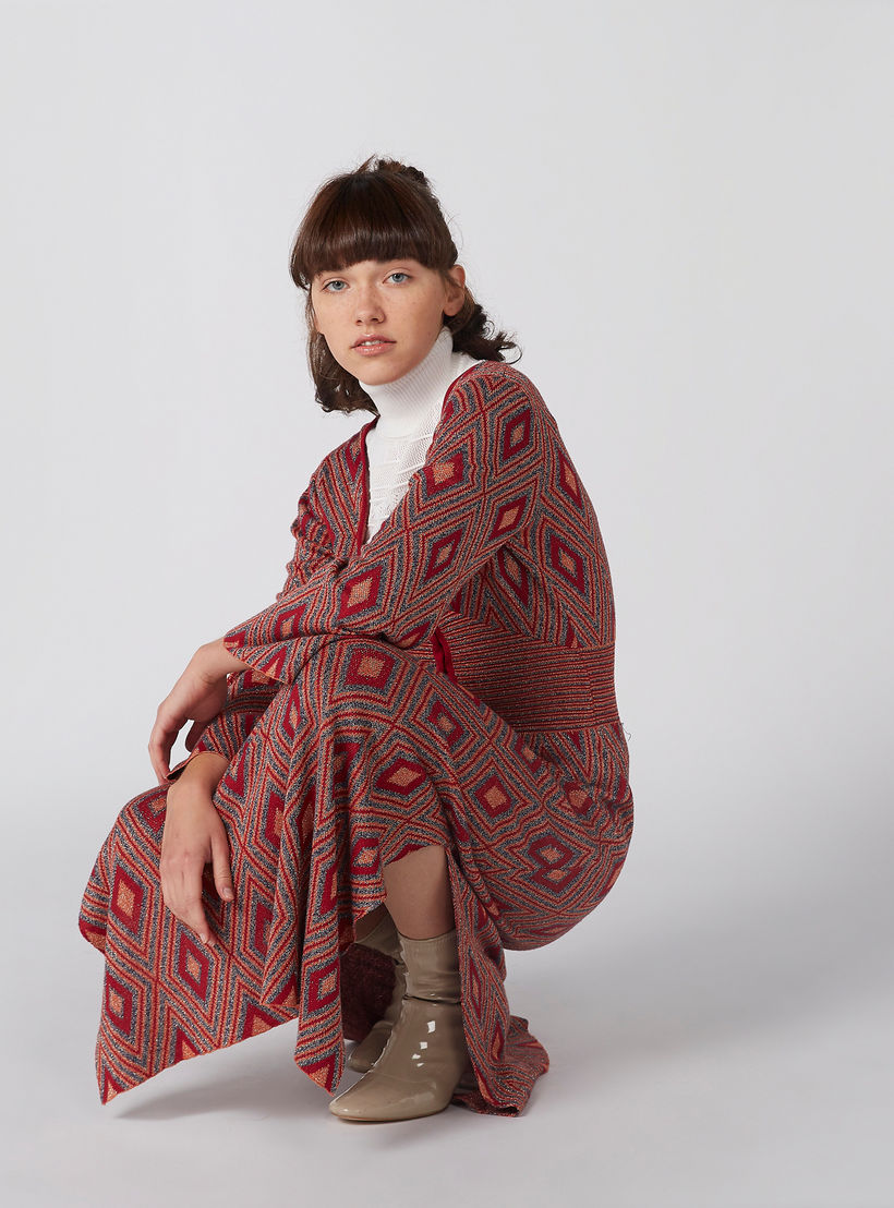 فستان طويل بأكمام طويلة وفتحة جانبية وطبعات-women-clothing-dresses-image-3