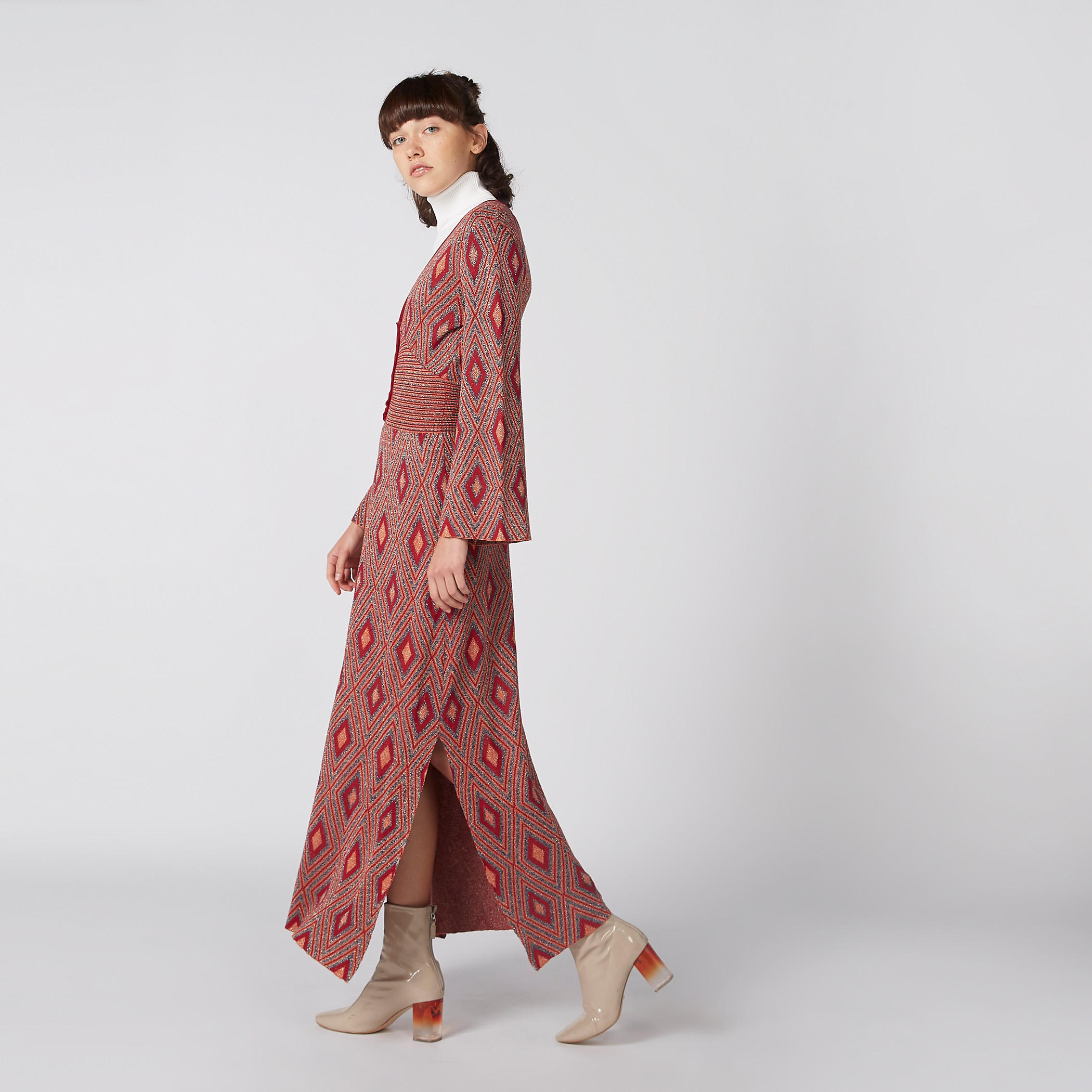 فستان طويل بأكمام طويلة وفتحة جانبية وطبعات-women-clothing-dresses-image-2